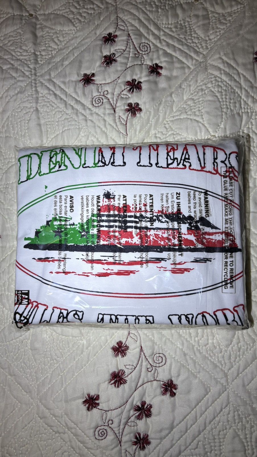 Corteiz Corteiz x DENIM TEARS “CORTEARS OG ALCATRAZ” Tee, White (XL) Size US XL / EU 56 / 4 - 3 Thumbnail