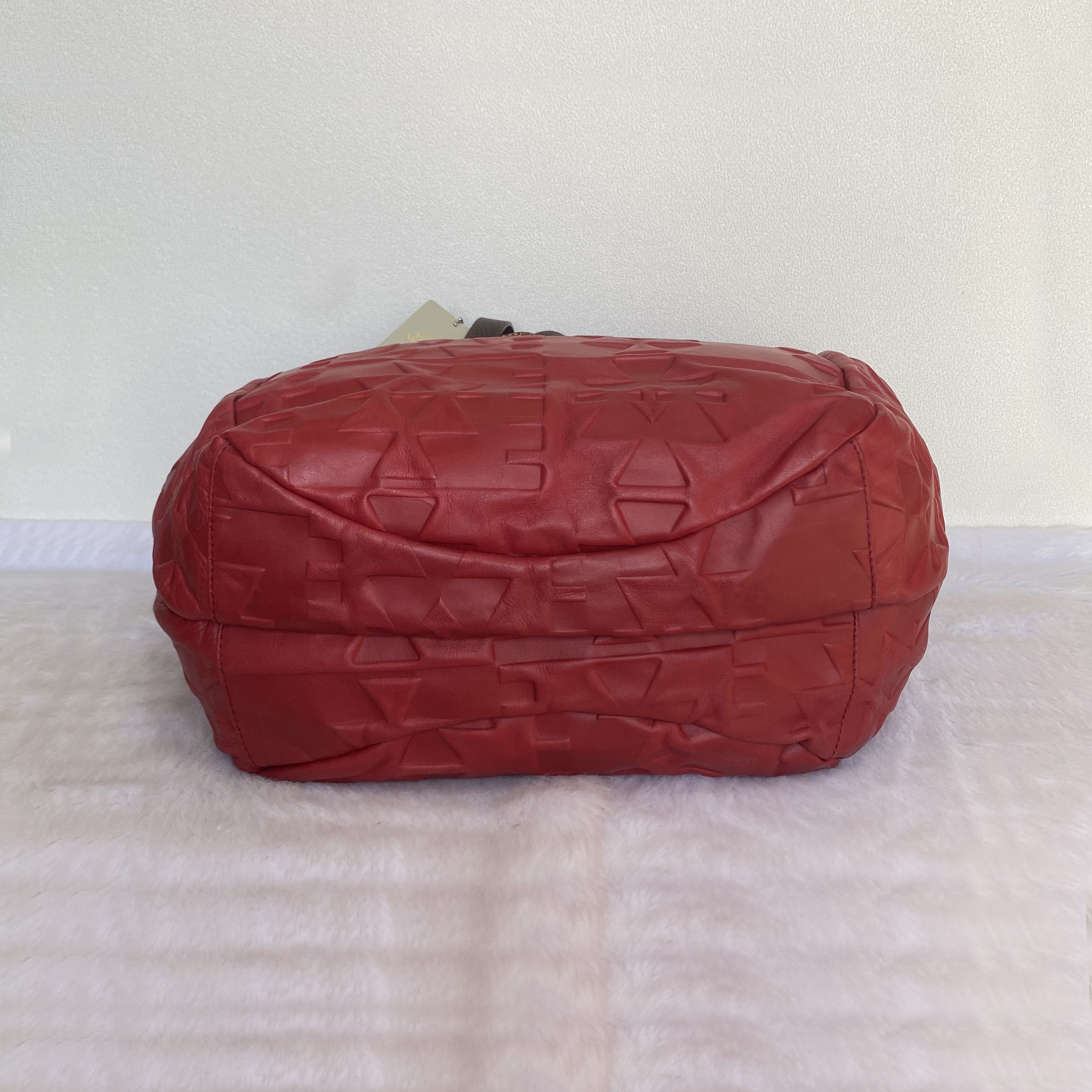Vivienne Westwood Sahara Red Leather Hobo Shoulder Bag Size ONE SIZE - 5 Thumbnail