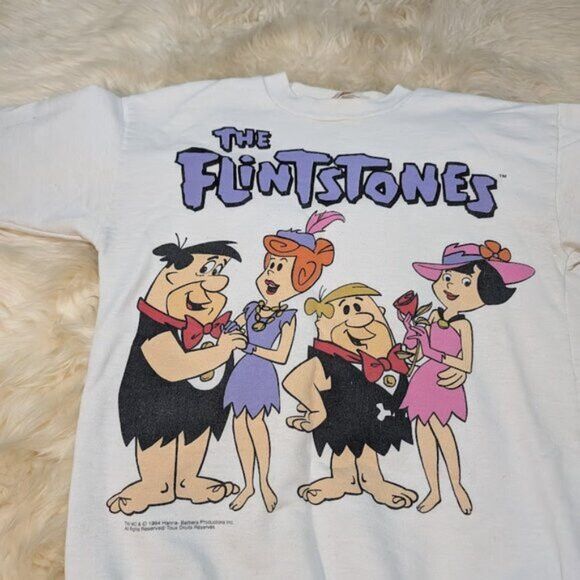 Vintage Vtg 1994 The Flintstones Graphic Sweater Size Medium Size M / US 6-8 / IT 42-44 - 5 Thumbnail