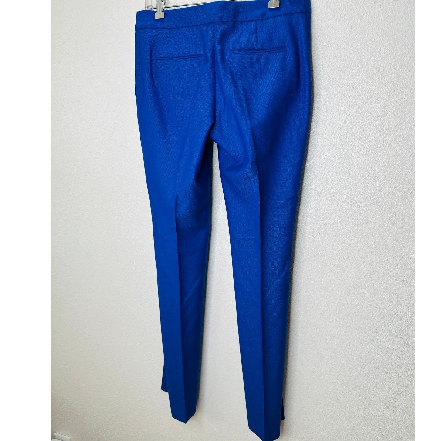 Stella McCartney Stella McCartney Blue Wool Stitch Front Crease Slacks 42 / M Size 30" / US 8 / IT 44 - 6 Thumbnail