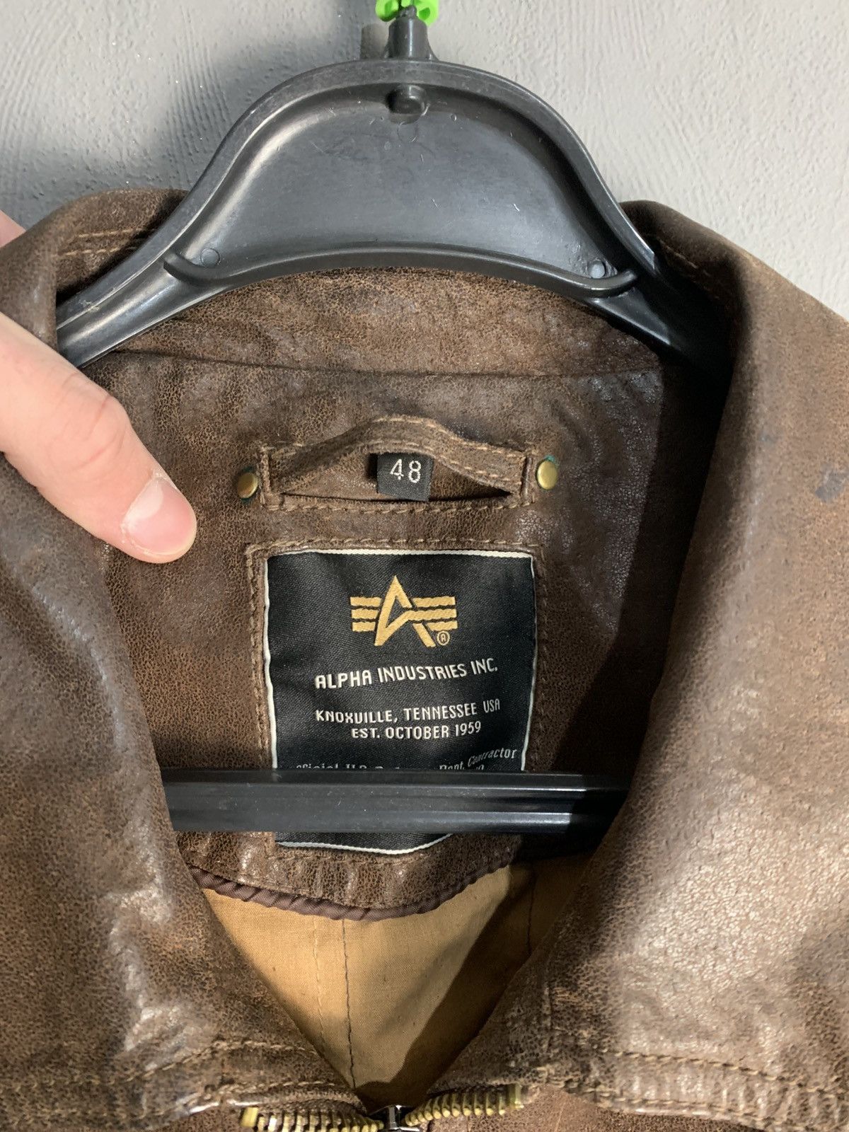Alpha Industries Alpha industries leather jacket Size US M / EU 48-50 / 2 - 4 Thumbnail