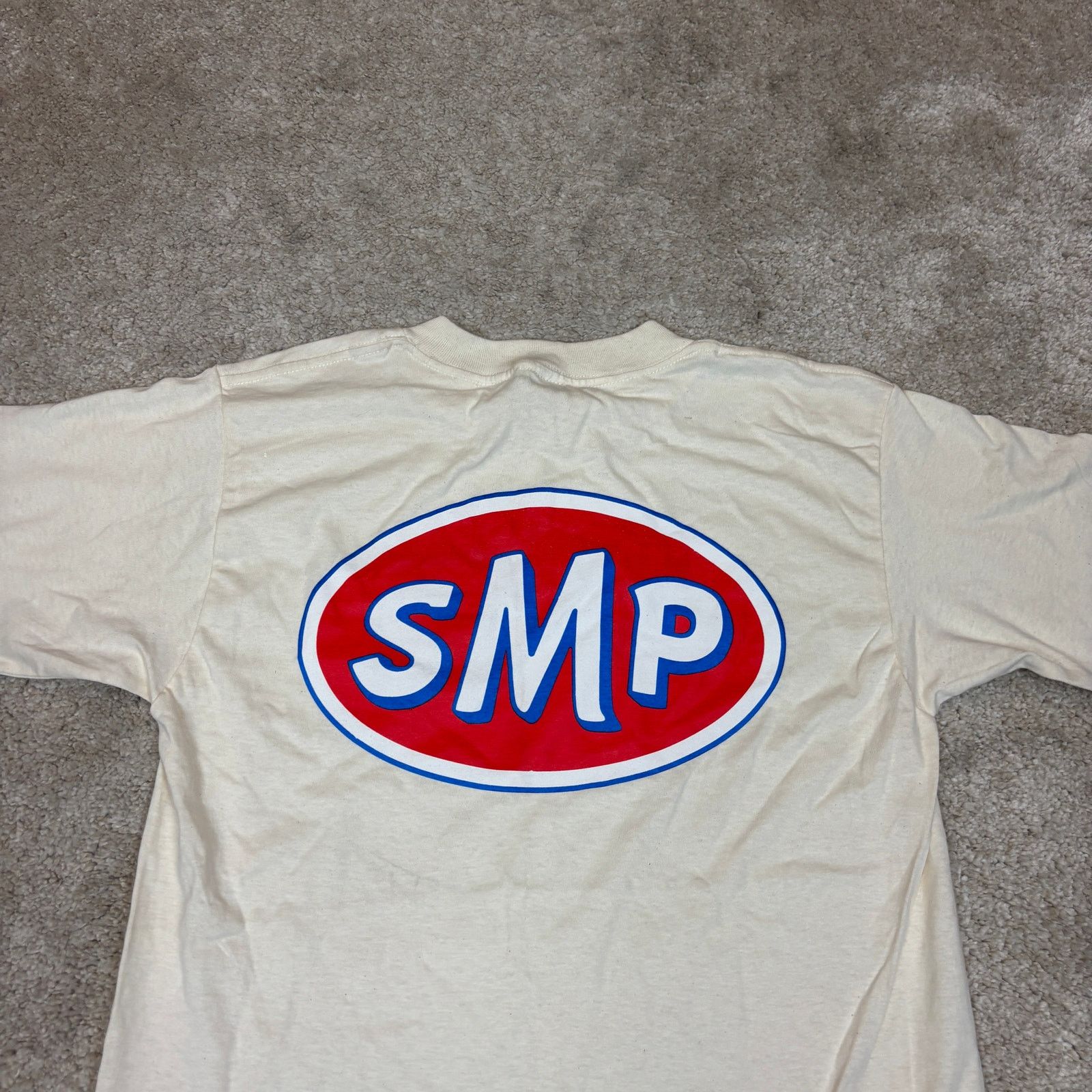 Vintage Vintage 90s SMP Skateboarding STP Parody Logo T Shirt Medium Size US M / EU 48-50 / 2 - 4 Thumbnail