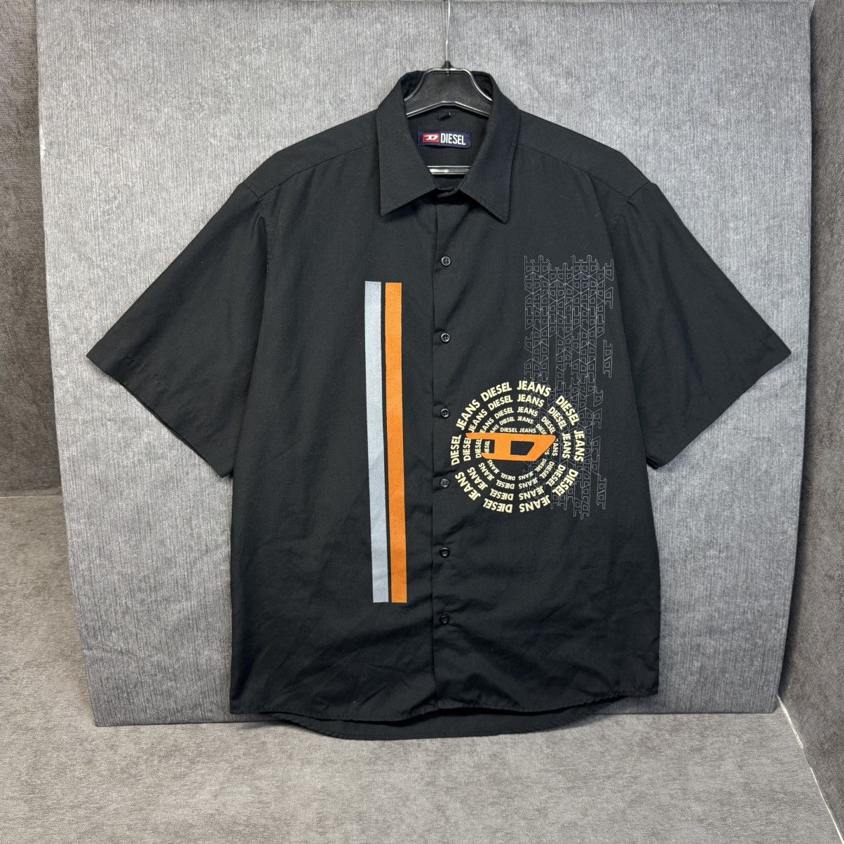 Diesel Diesel shirt short sleeve big logo Y2K Size US L / EU 52-54 / 3 - 4 Thumbnail