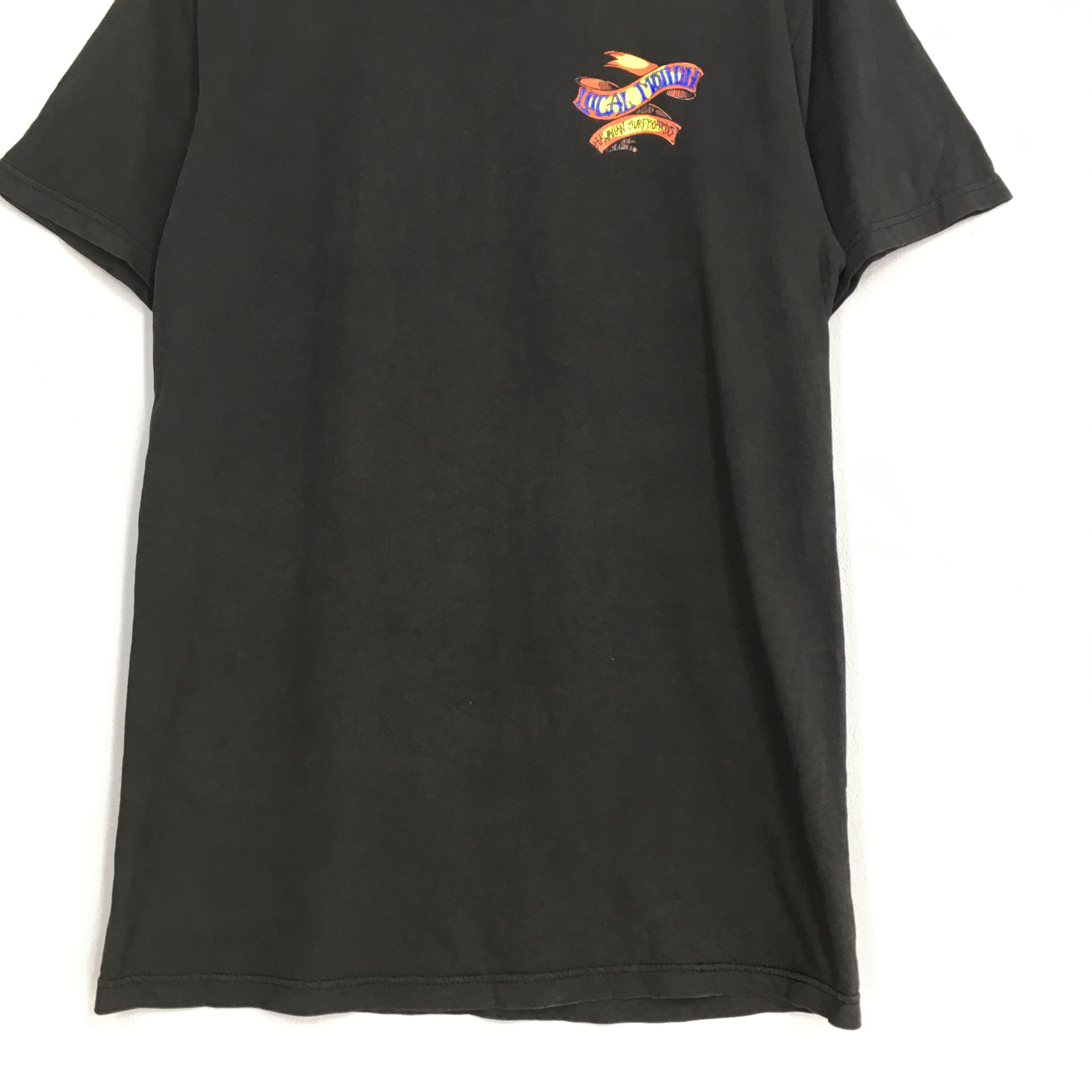 Billabong × Vintage Vintage 80's Local Motion Hawaii Surf Black Tshirt Medium Size US M / EU 48-50 / 2 - 4 Thumbnail