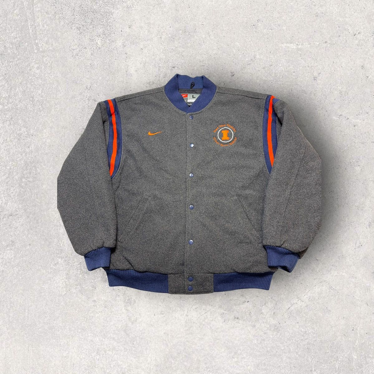 NCAA Vintage Illinois Fighting Illini jacket Size US L / EU 52-54 / 3 - 1 Thumbnail
