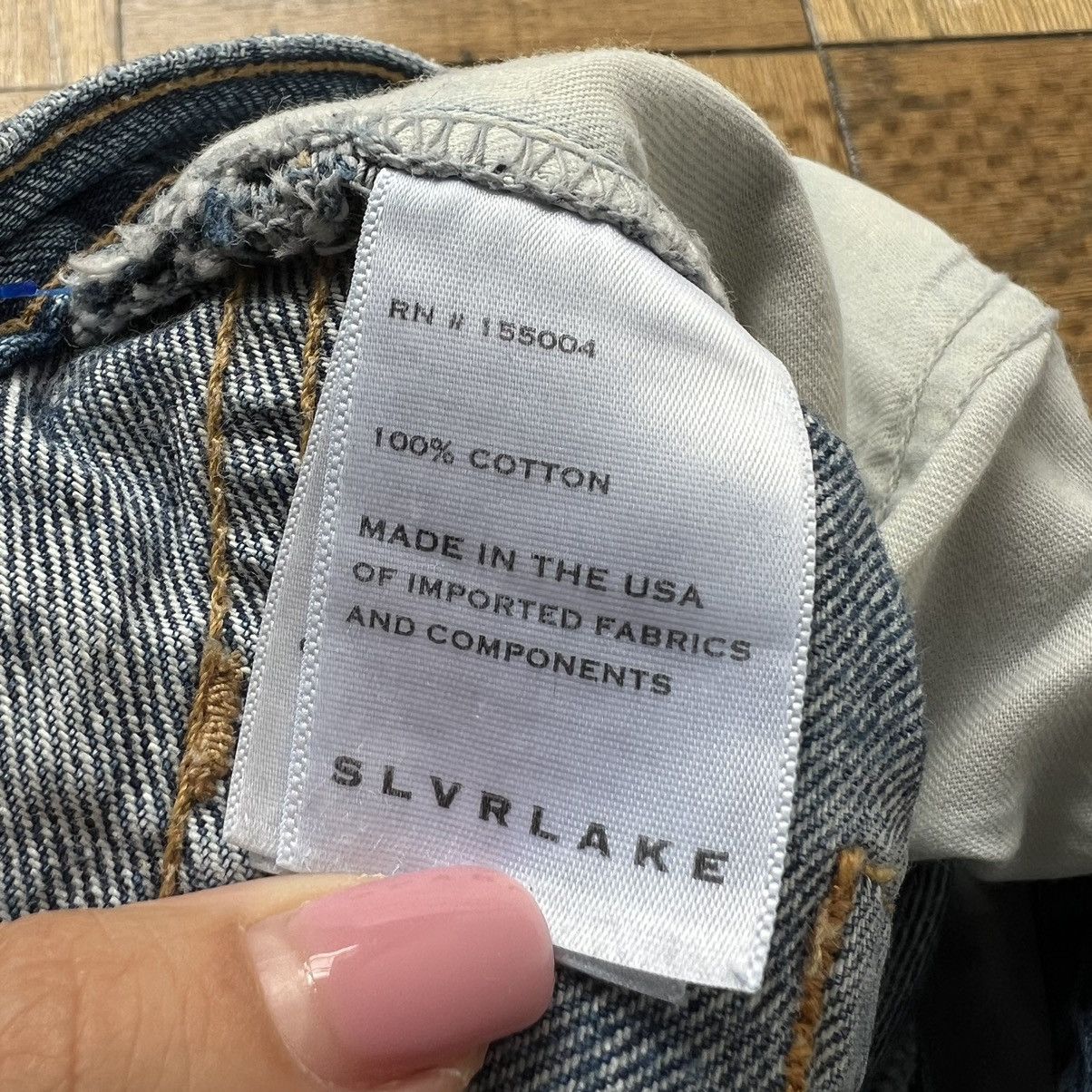 SLVRLAKE slvrlake roxy jeans light blue size 27 Size 27" / US 4 / IT 40 - 3 Thumbnail