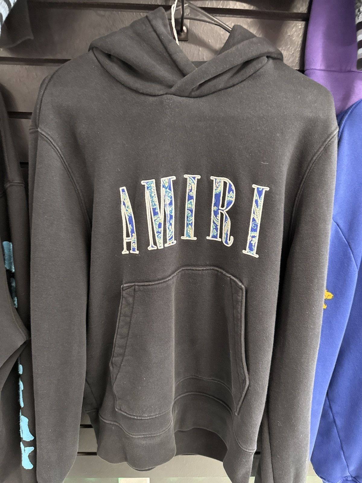 image of Amiri Hoodie in Black, Men's (Size XS)