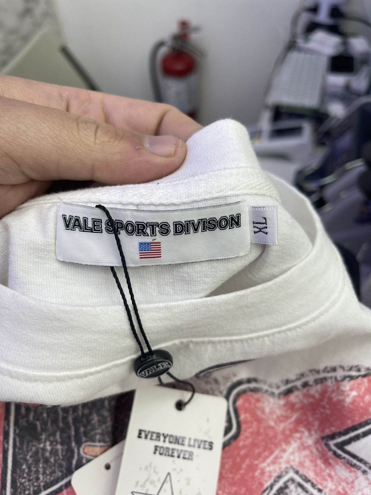 Vale Cale lives “Bolt” tee (white) Size US XL / EU 56 / 4 - 3 Thumbnail