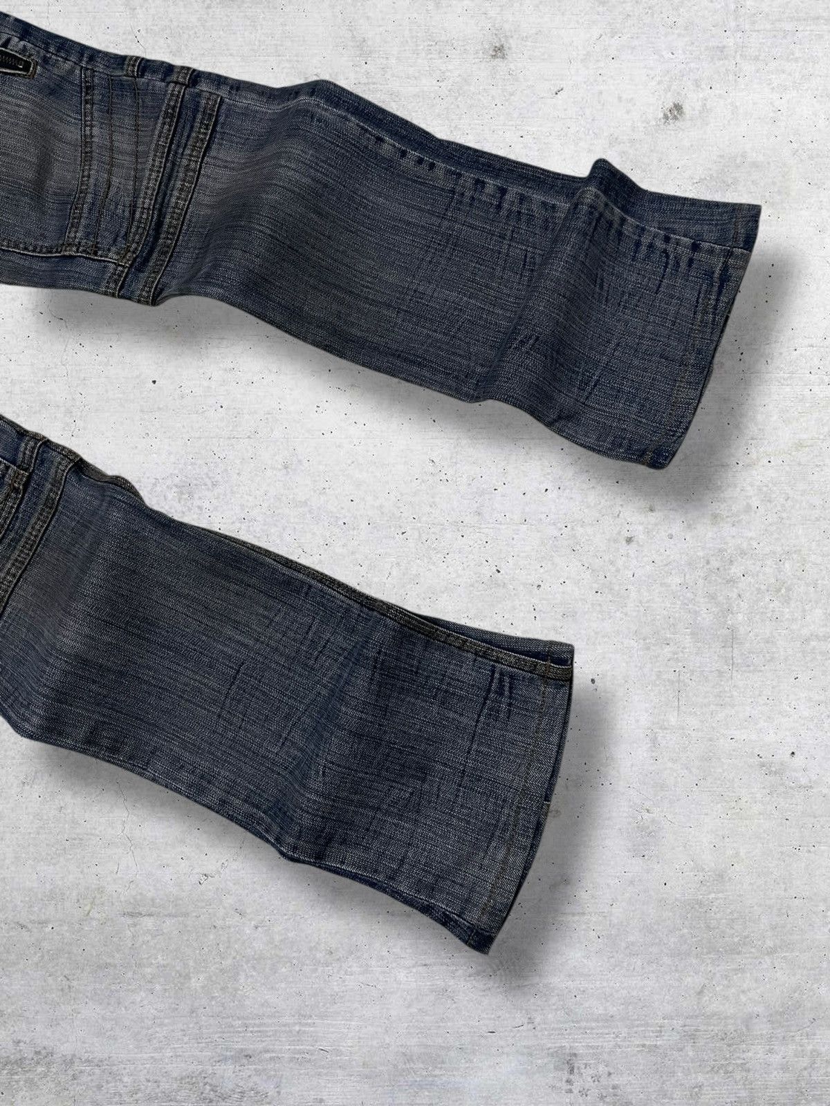 Japanese Brand VINTAGE NICOLE HIDEWAYS JAPAN DESIGNER BIKERSTYLE PUNK DENIM Size US 32 / EU 48 - 4 Thumbnail