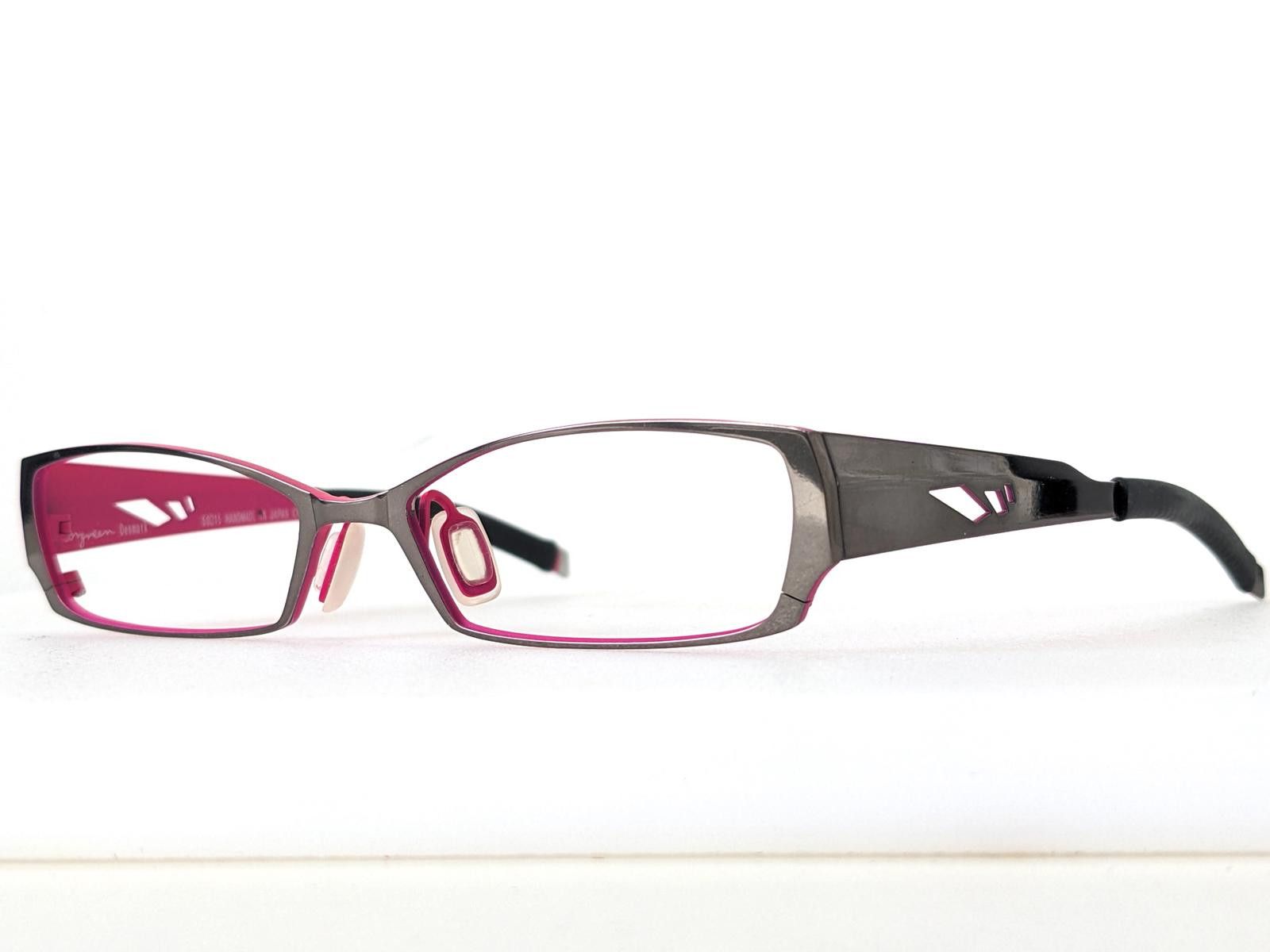 Other Orgreen Japan Hellcat Women Eyeglasses Pink Rectangular Size ONE SIZE - 4 Thumbnail