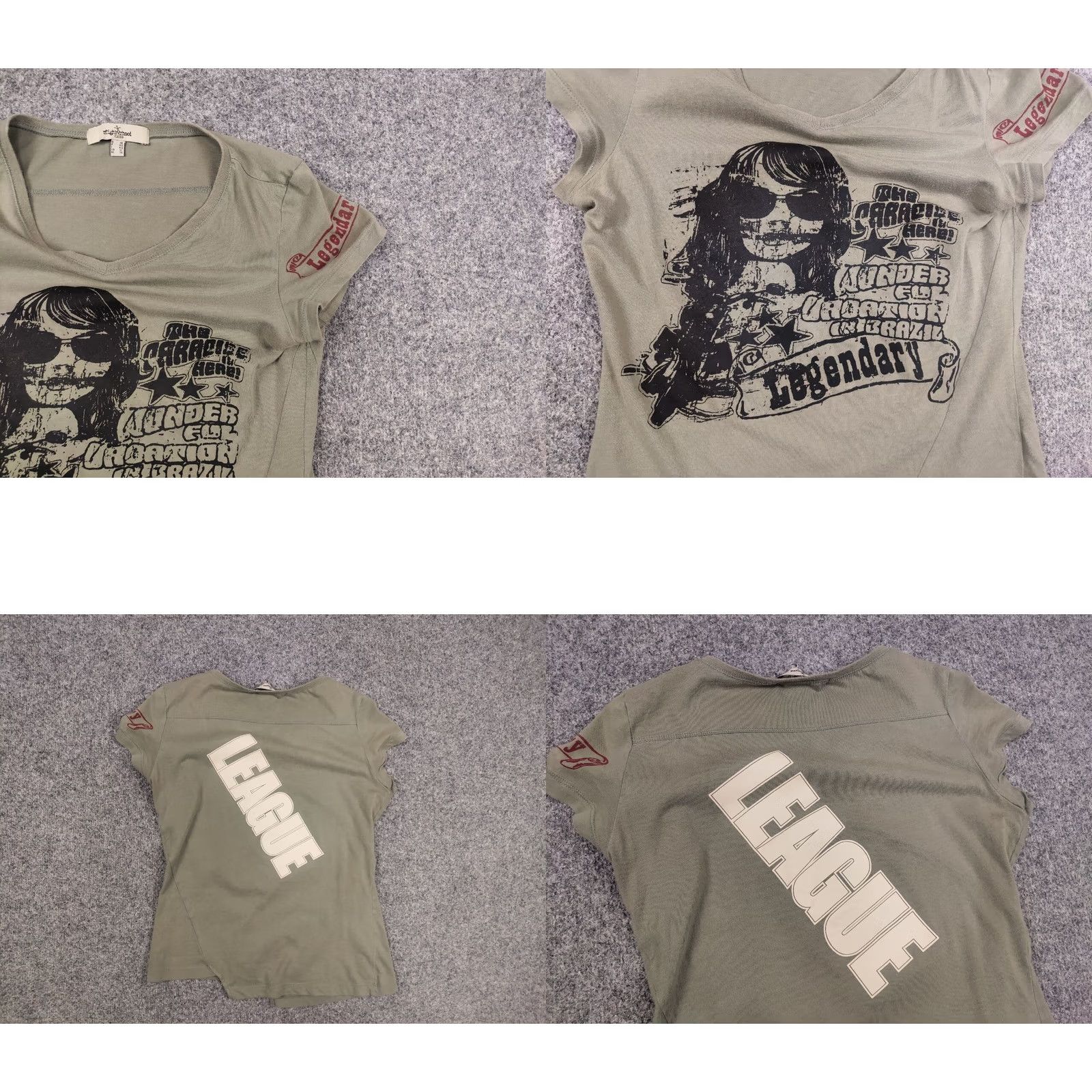 Neighborhood VINTAGE Neighborhood Japan NEIGHBORHOOD shirt Women 44 Beige Logo Design 90s 00s Size M / US 6-8 / IT 42-44 - 8 Thumbnail