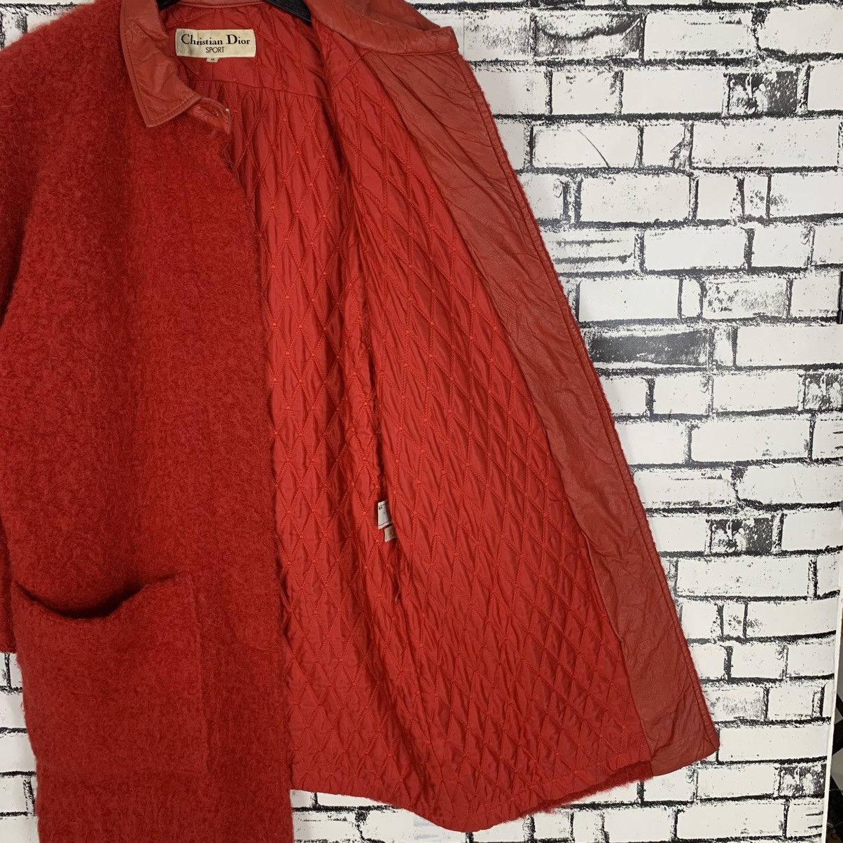Designer × Dior × Vintage Vintage Christian Dior Sport Petit Boucle Coat Leathers Size M / US 6-8 / IT 42-44 - 7 Thumbnail