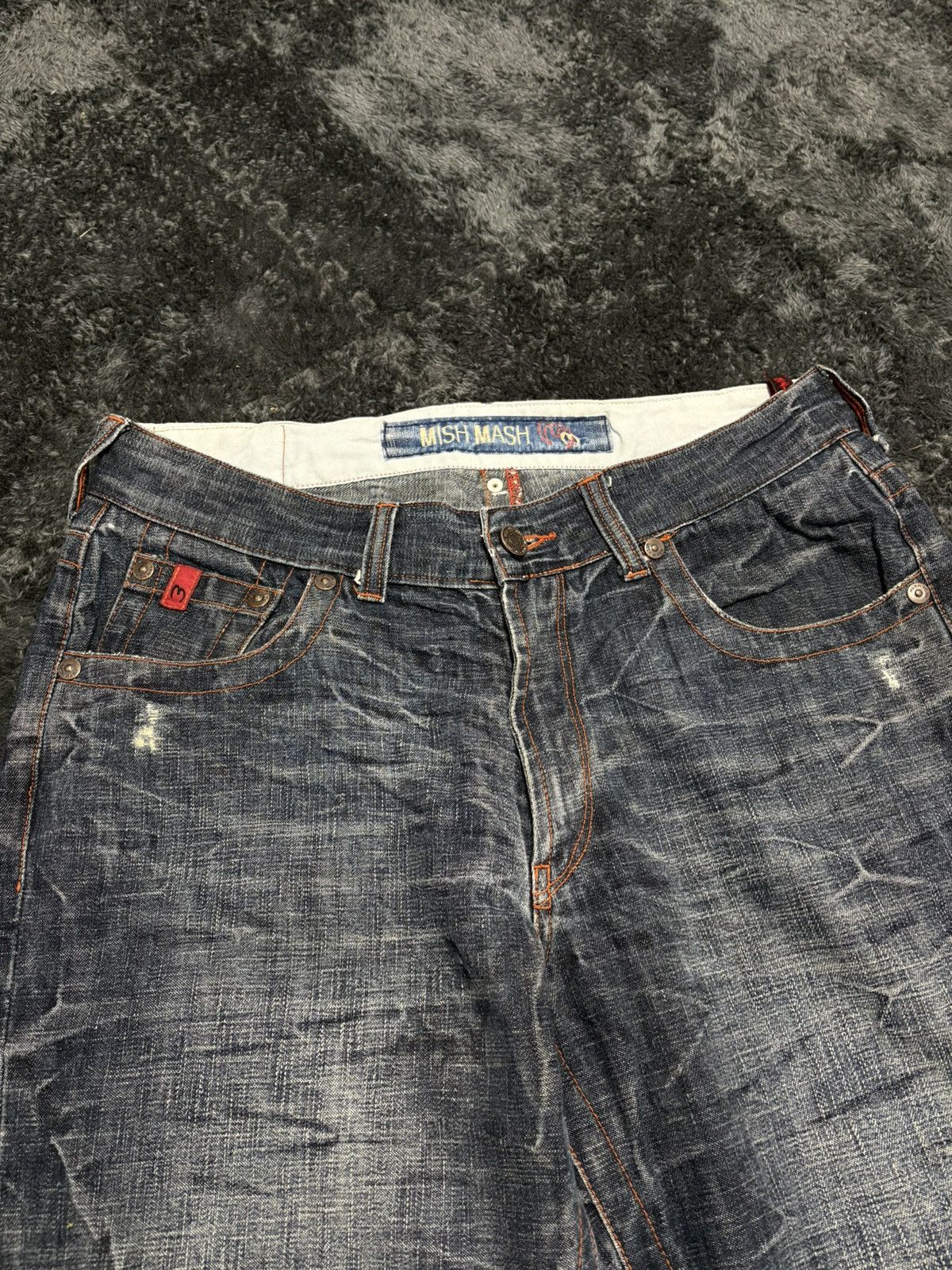 Hysteric Glamour Rare Vintage Y2K Baggy Distressed Jeans Size US 34 / EU 50 - 4 Thumbnail