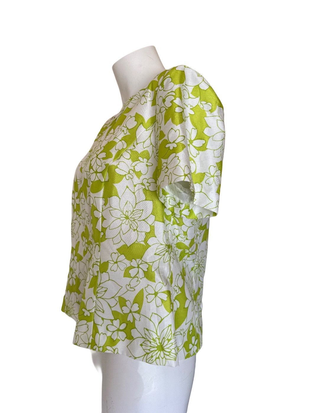 Vintage Sag Harbor L vintage 90s women’s blouse peplum key lime pie Size M / US 6-8 / IT 42-44 - 2 Thumbnail