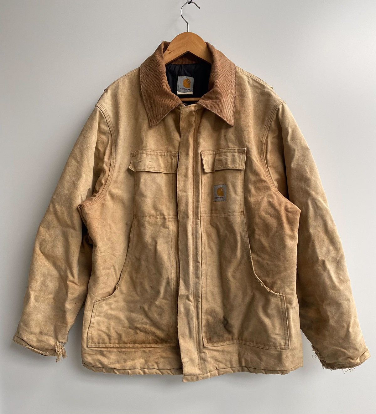 Carhartt × Vintage CARHARTT Mens Vintage Jacket CO3 BRN Size US XL / EU 56 / 4 - 1 Thumbnail