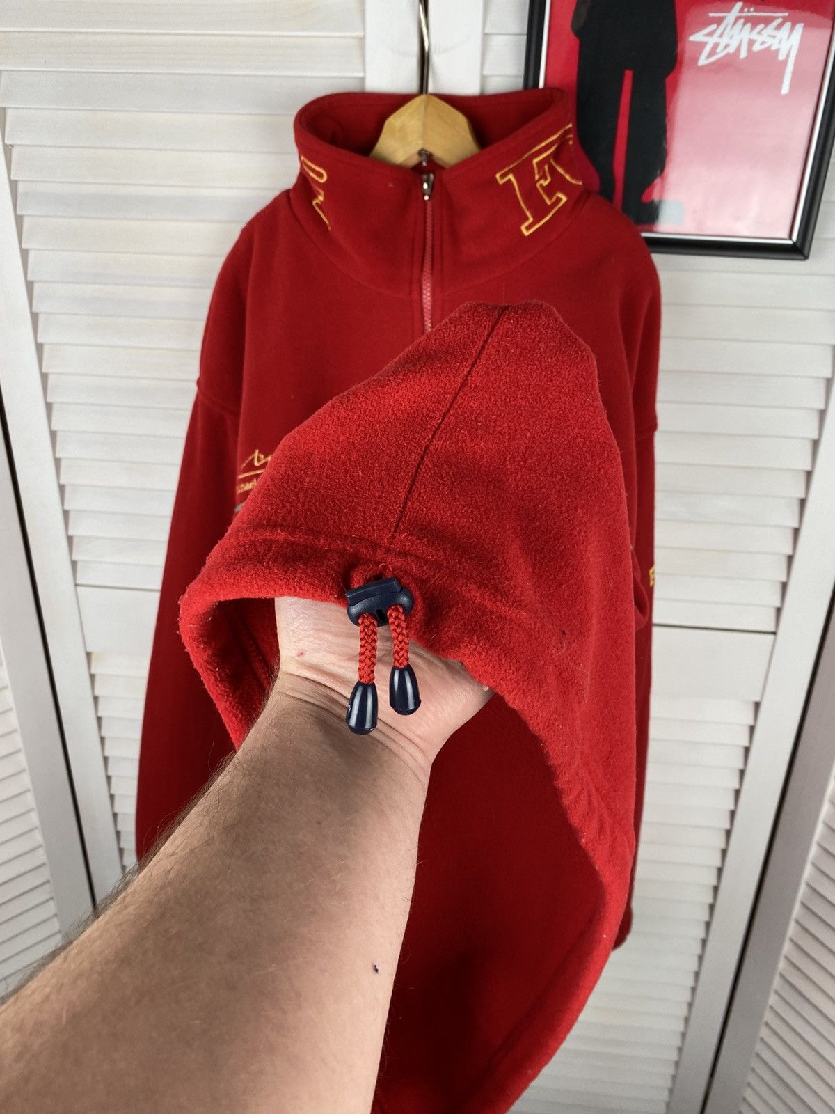 Ferrari Vintage 90s Fleece Jacket Zip Up 1/4 Ferrari Racing F1 Car Size US XL / EU 56 / 4 - 5 Thumbnail