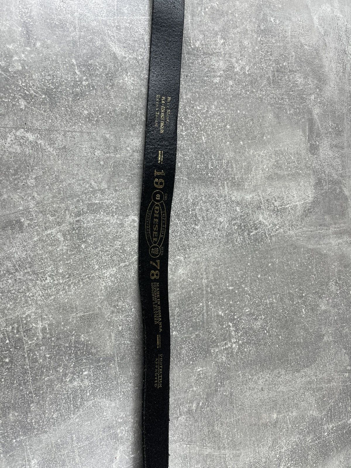 Diesel Diesel Vintage Y2K Avant Garde Belt Black Leather Size ONE SIZE - 8 Thumbnail