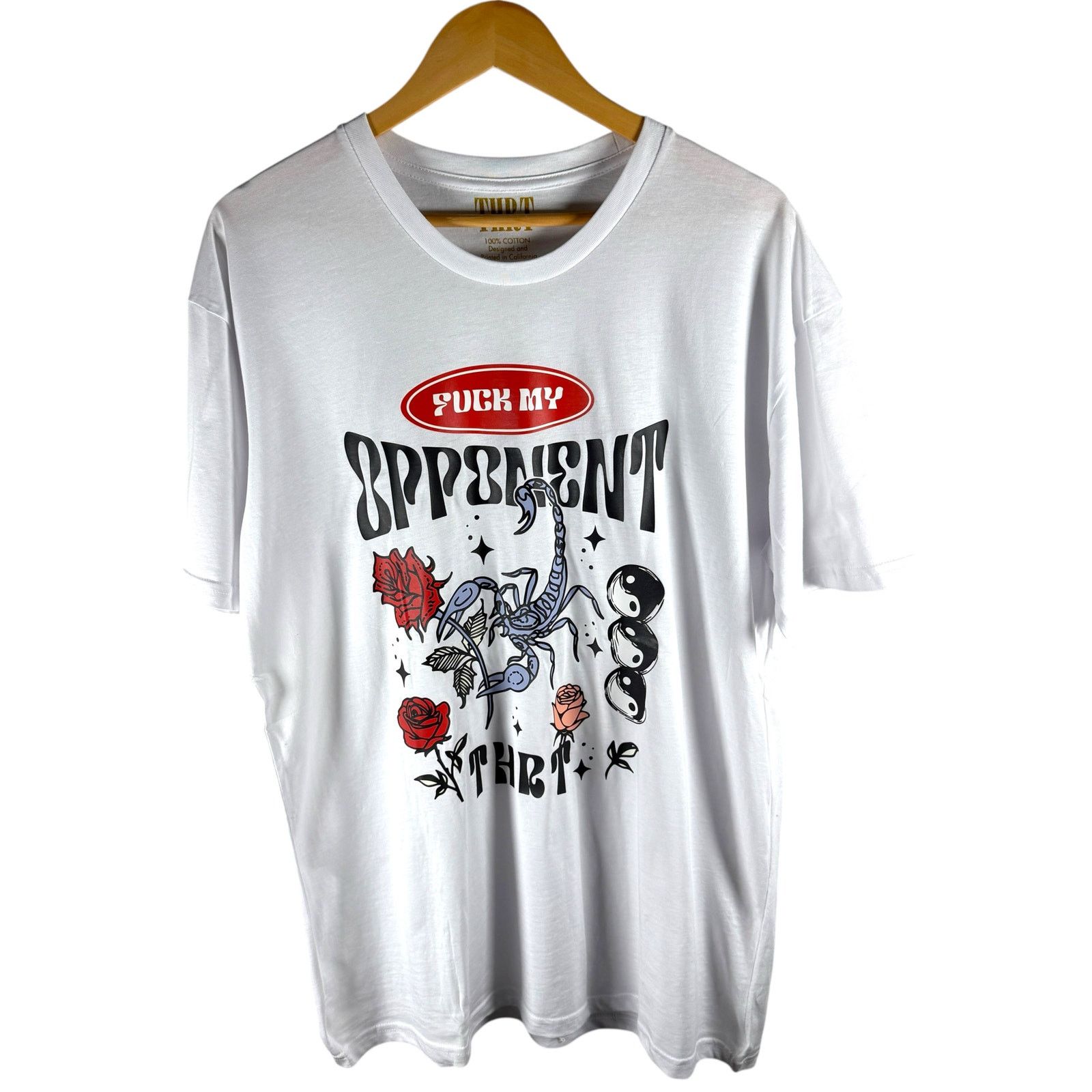 Other THRT Denim Fu*k My Opponent Graphic T-shirt Men’s XL - Punk Size US XL / EU 56 / 4 - 1 Thumbnail