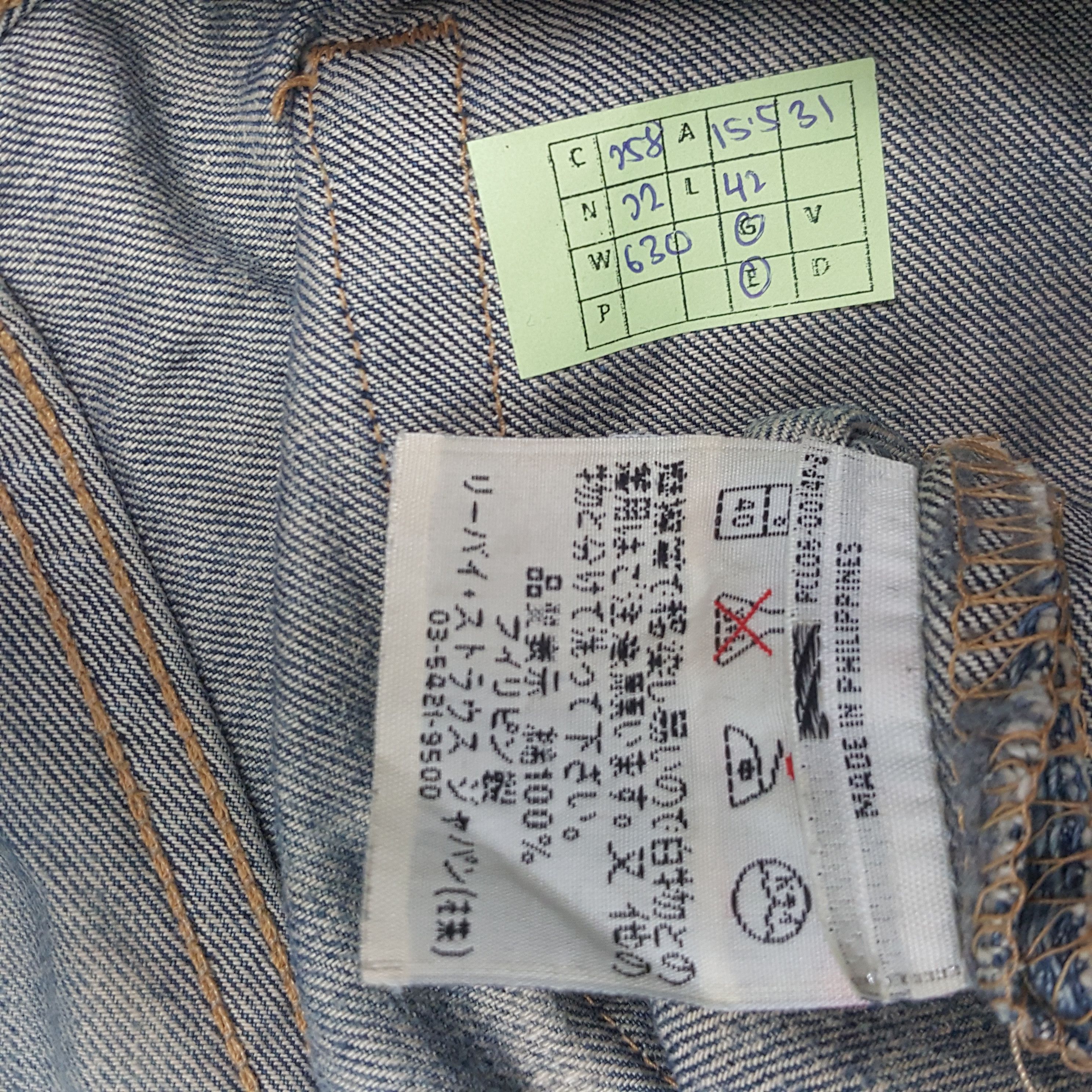 Levi's × Vintage Vintage Levi's 501 American Distressed Grunge Denim Jeans Size US 31 - 8 Thumbnail