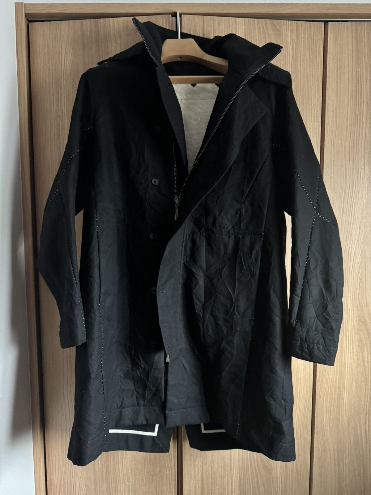Masnada masnada MILITARY HOODIE LONG PARKA COAT with BOA LINNER Size US M / EU 48-50 / 2 - 14 Thumbnail