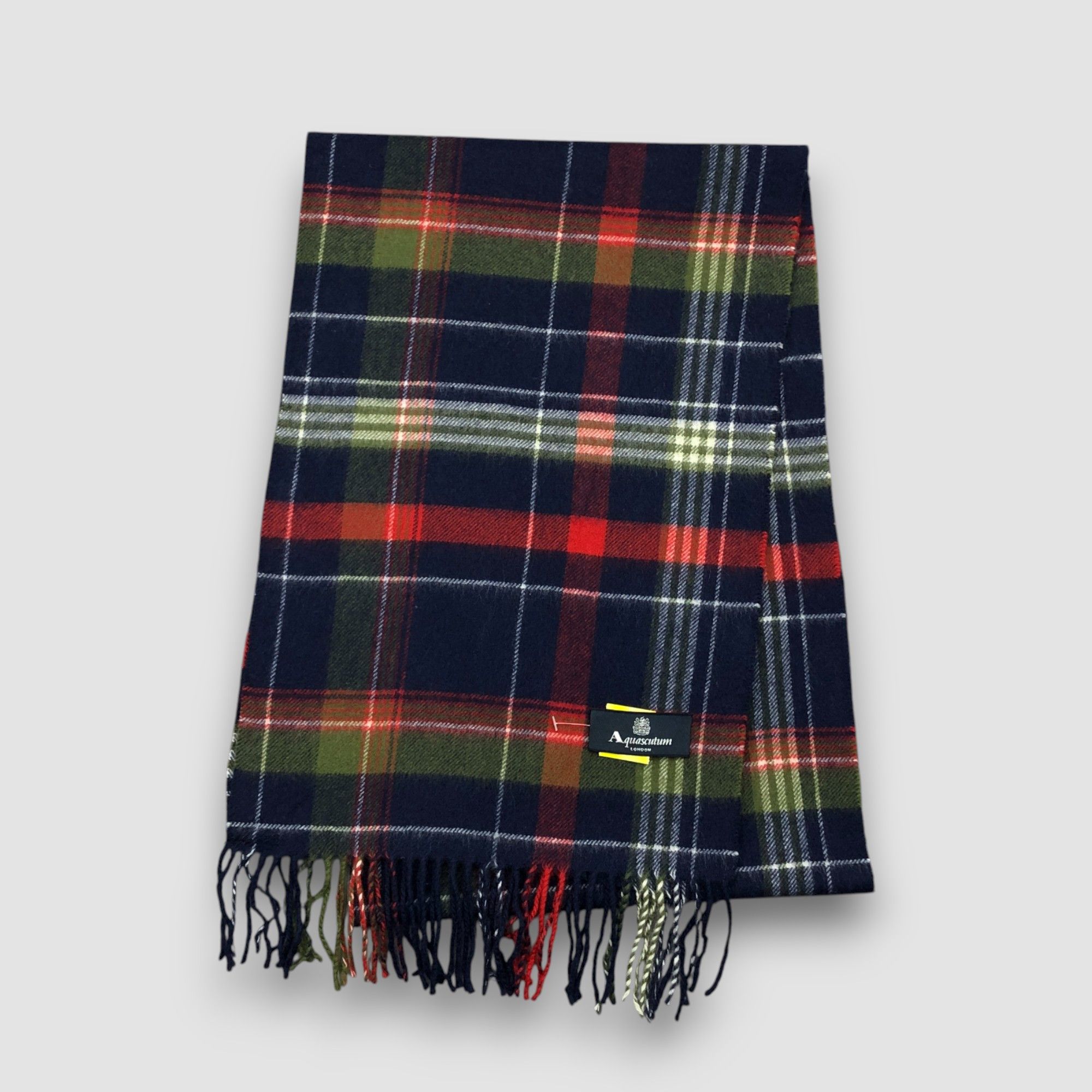 Aquascutum Vintage Aquascutum Scarf Muffler Wool Cashmere Scarves Size ONE SIZE - 2 Thumbnail