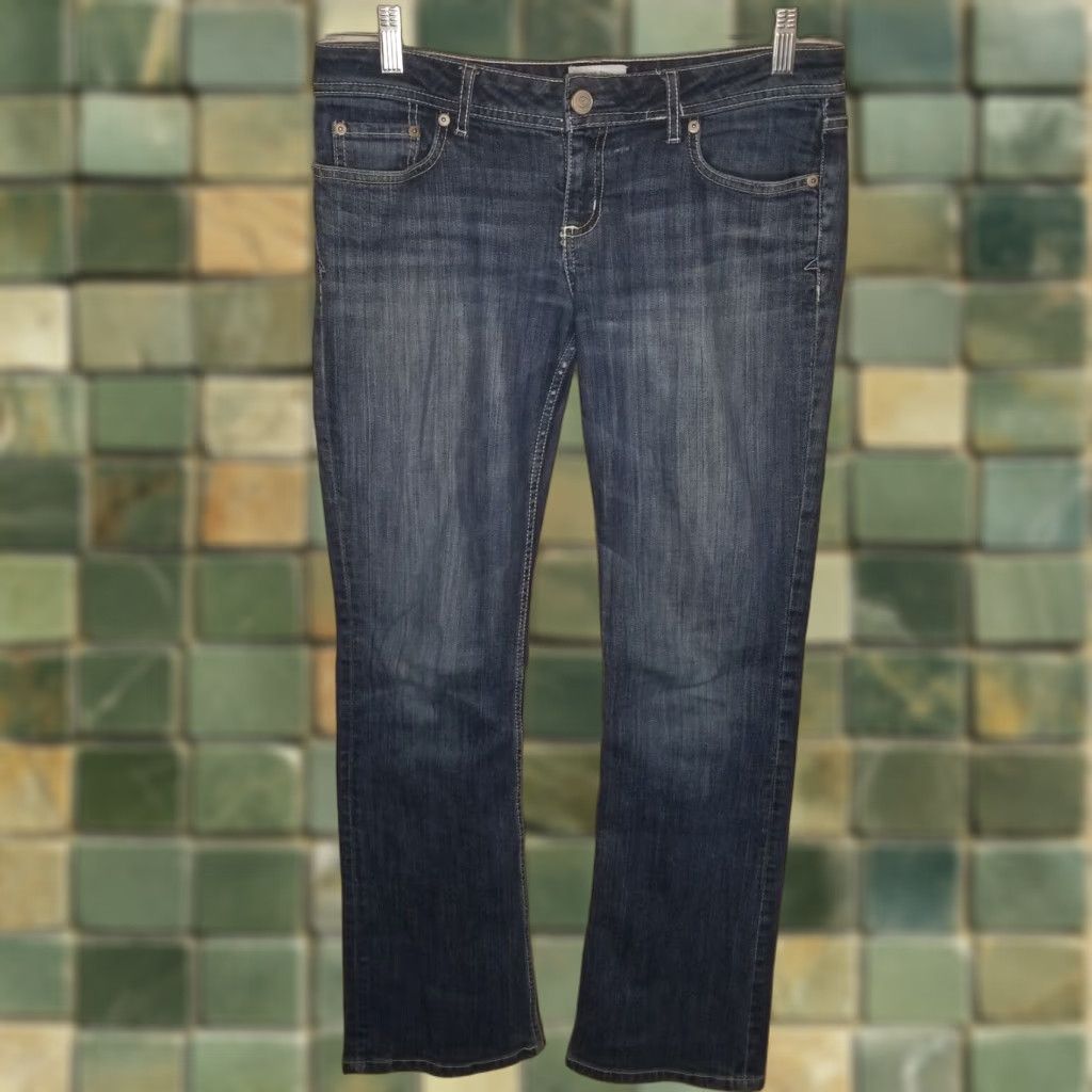 Vintage Aéropostale Jeans Bootcut Chelsea Women Size 7 Regular Blue 30" Inseam Women’s Jeans Size 28" / US 6 / IT 42 - 1 Thumbnail