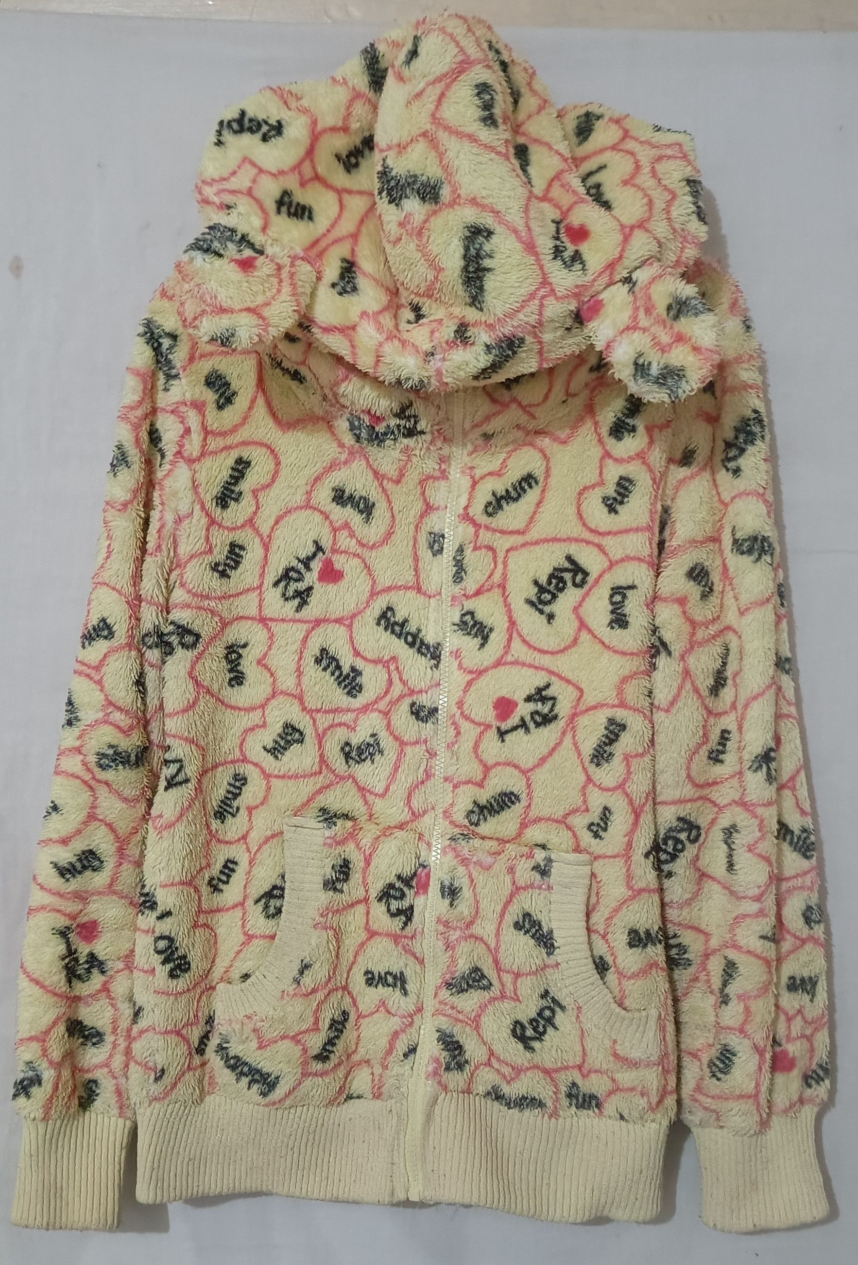 Beauty Beast × If Six Was Nine × Ne-Net Labubu Fleece Ear Hoodie Ne Net Style Size M / US 6-8 / IT 42-44 - 9 Thumbnail