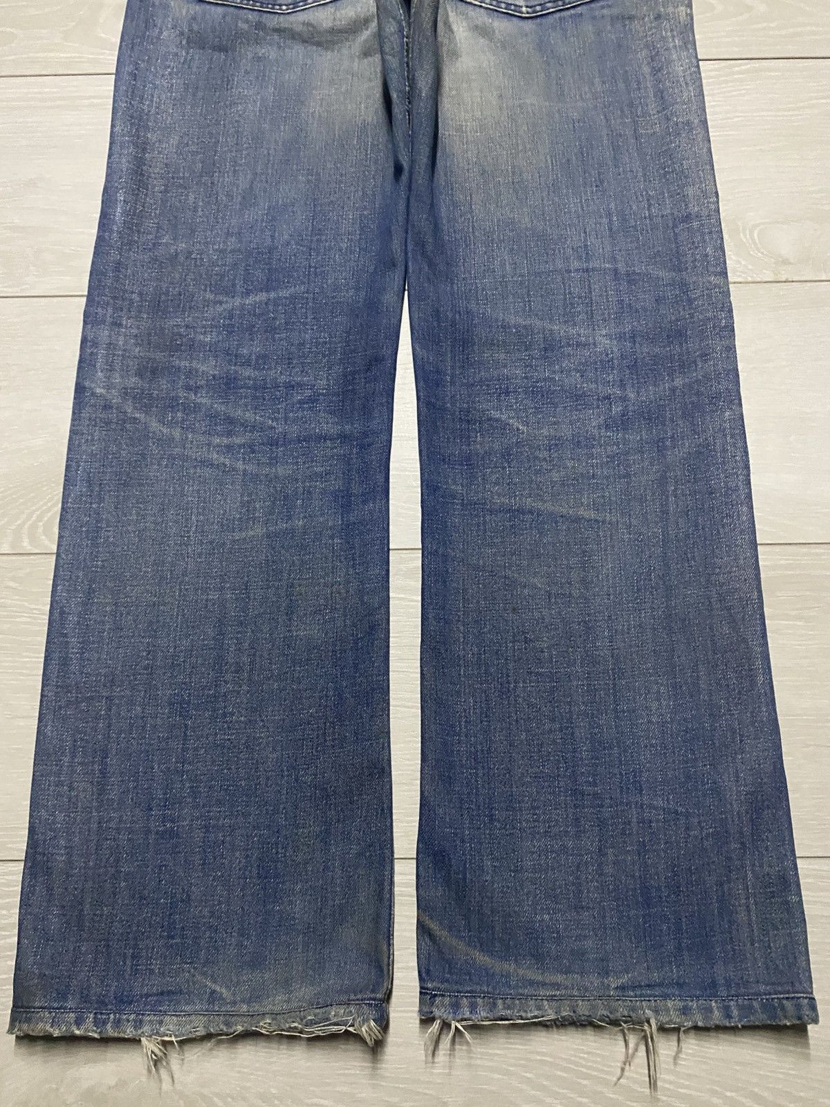 A-COLD-WALL* × Diesel Vintage Diesel Industry Mud Wash Wide Leg Baggy Jeans Size US 31 - 6 Thumbnail