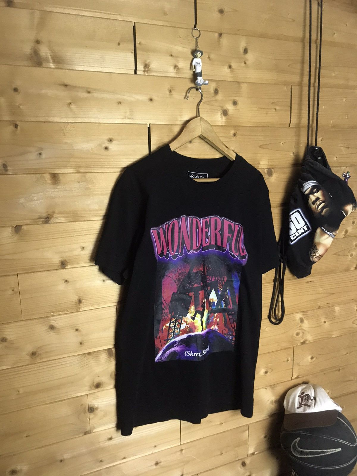 Band Tees Travis Scott wonderful mister tee t-shirt Size US L / EU 52-54 / 3 - 1 Thumbnail
