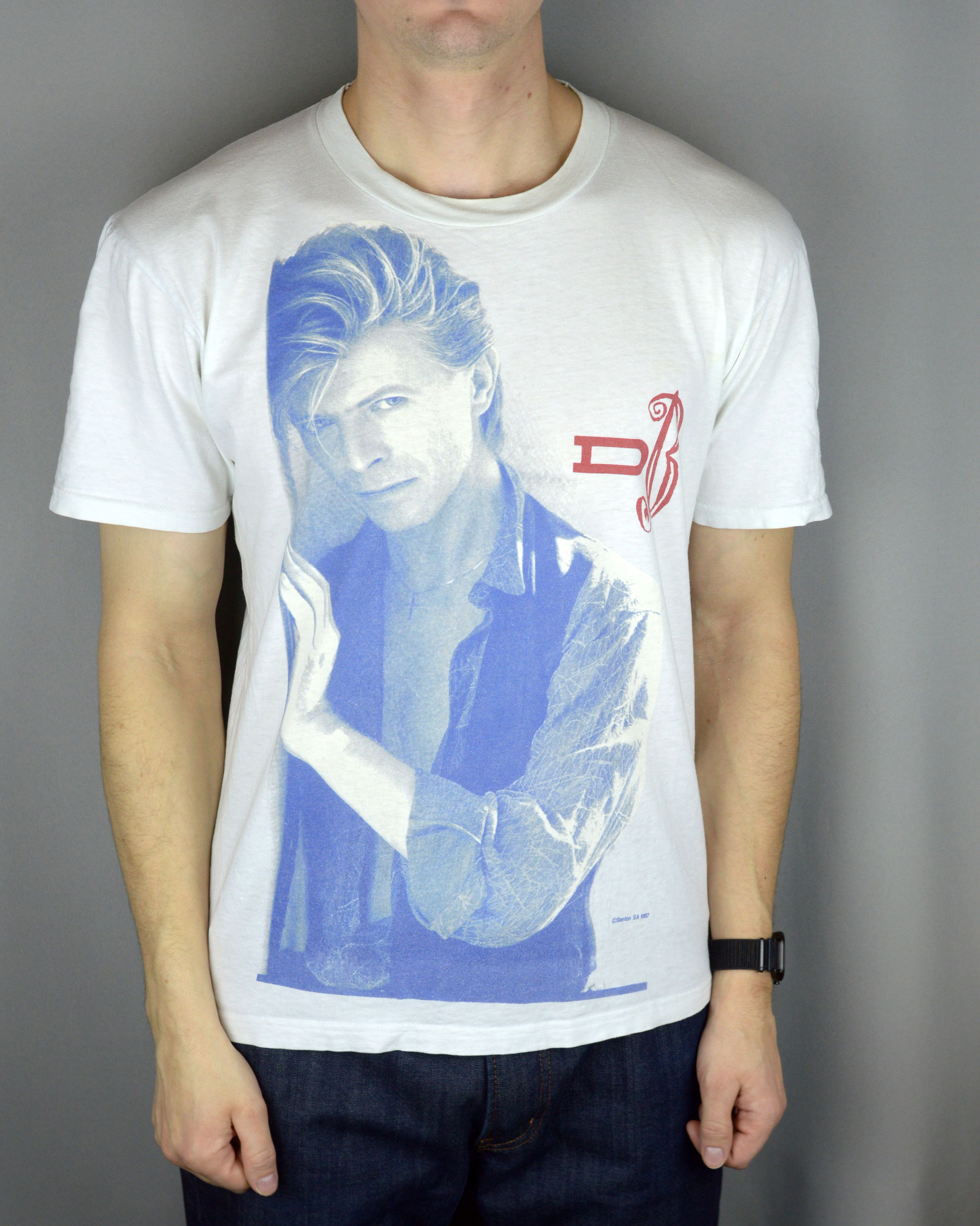 Band Tees × Vintage Vintage David Bowie The Glass Spider tour 1987 t shirt Size US L / EU 52-54 / 3 - 1 Thumbnail