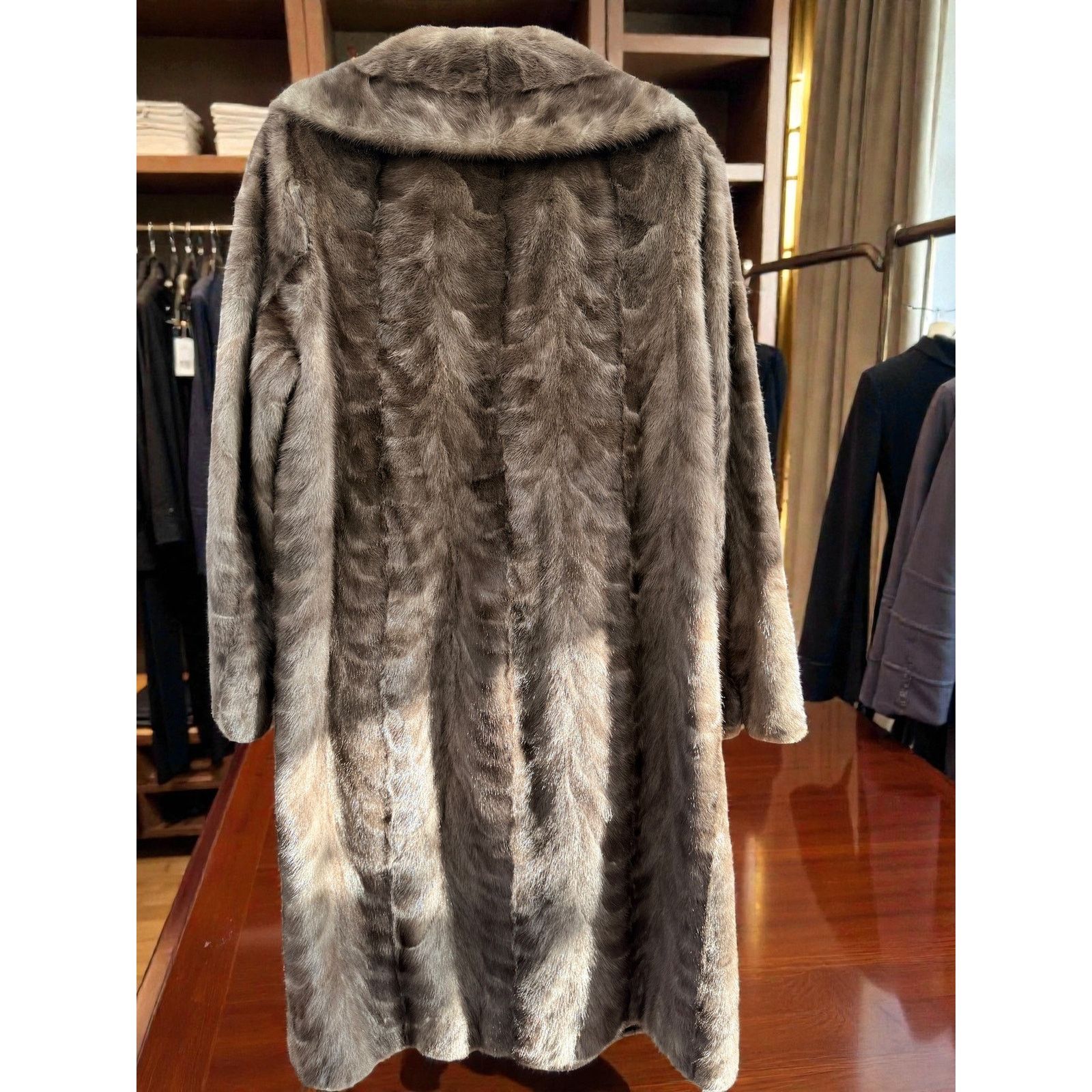 Vintage Vintage 60s Blue Iris Mink Coat by Furs by Robert Detroit Size M / US 6-8 / IT 42-44 - 5 Thumbnail