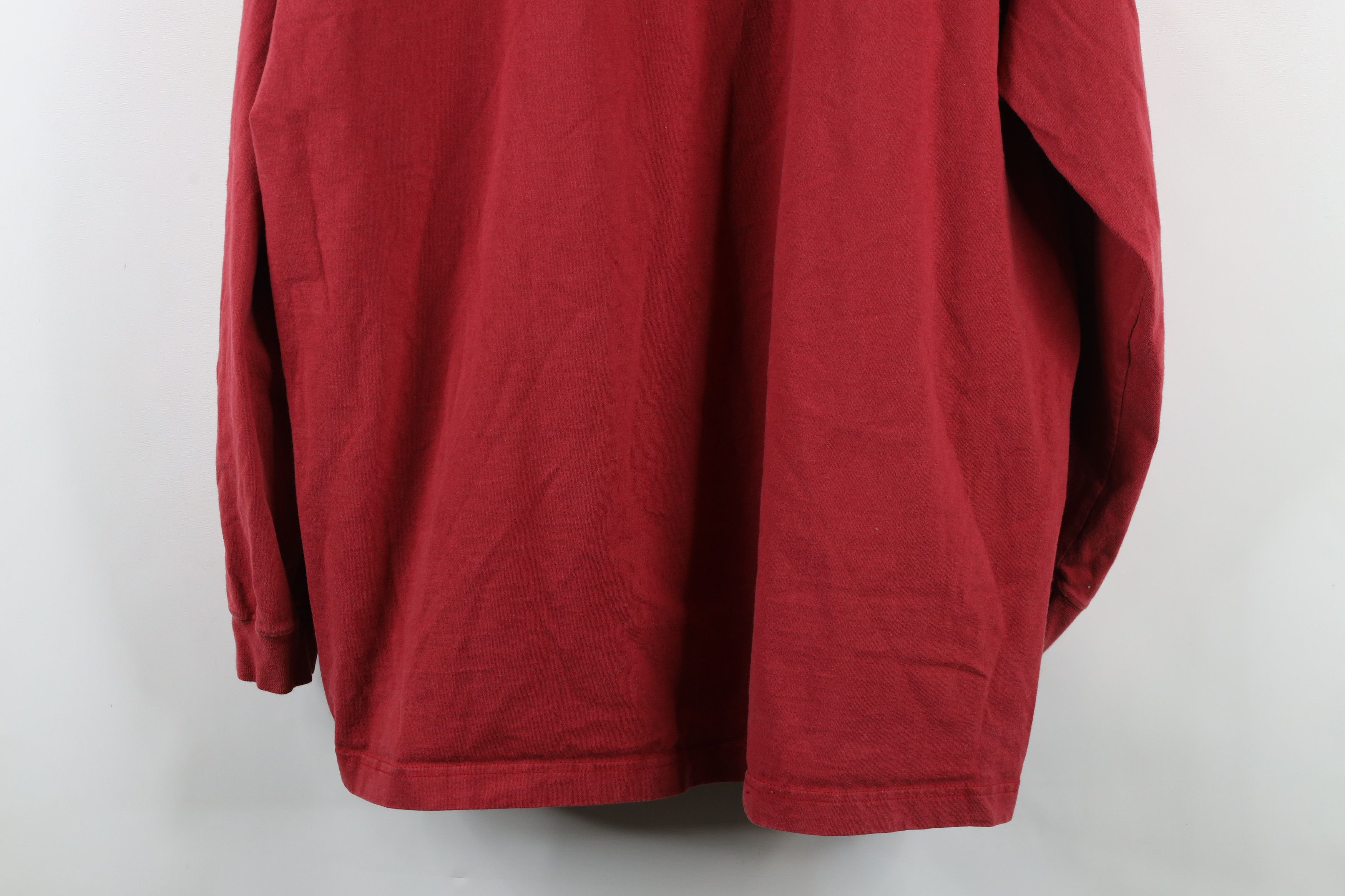 Vintage Vintage 90s University of Denver Long Sleeve T-Shirt Red Size US XXL / EU 58 / 5 - 12 Thumbnail