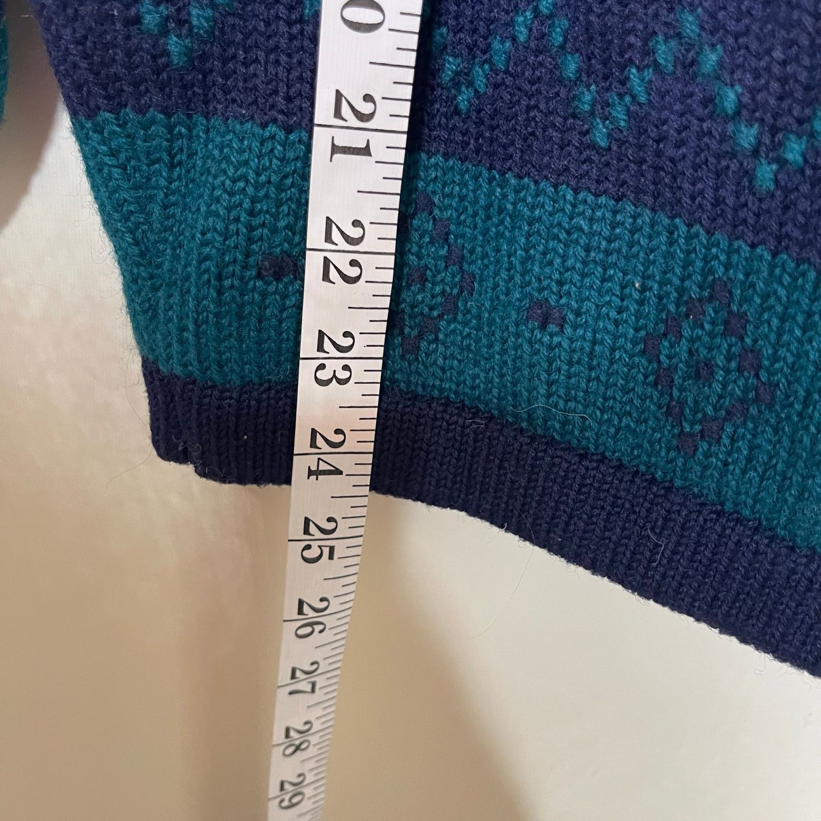 Other Vintage Carlo Gruber navy teal granpacore boatneck sweater M Size US M / EU 48-50 / 2 - 7 Thumbnail