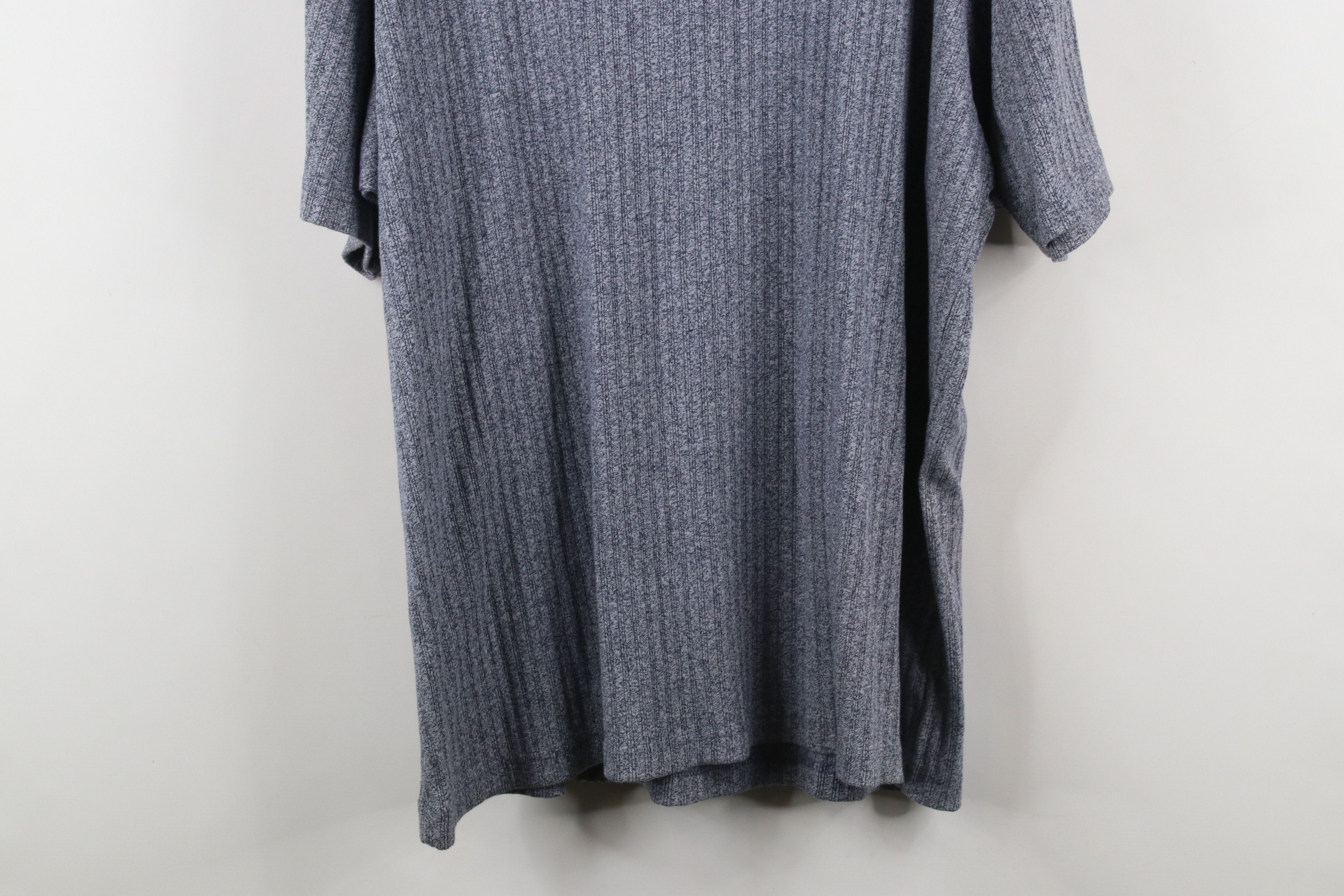 Vintage Vintage 90s Streetwear Ribbed Knit Short Sleeve T-Shirt Size US XL / EU 56 / 4 - 10 Thumbnail