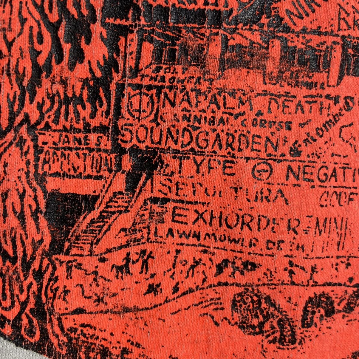 Band Tees × Vintage Rare Vintage 1989 WFNP Radio Rock / Metal Band Tee Size US XL / EU 56 / 4 - 6 Thumbnail