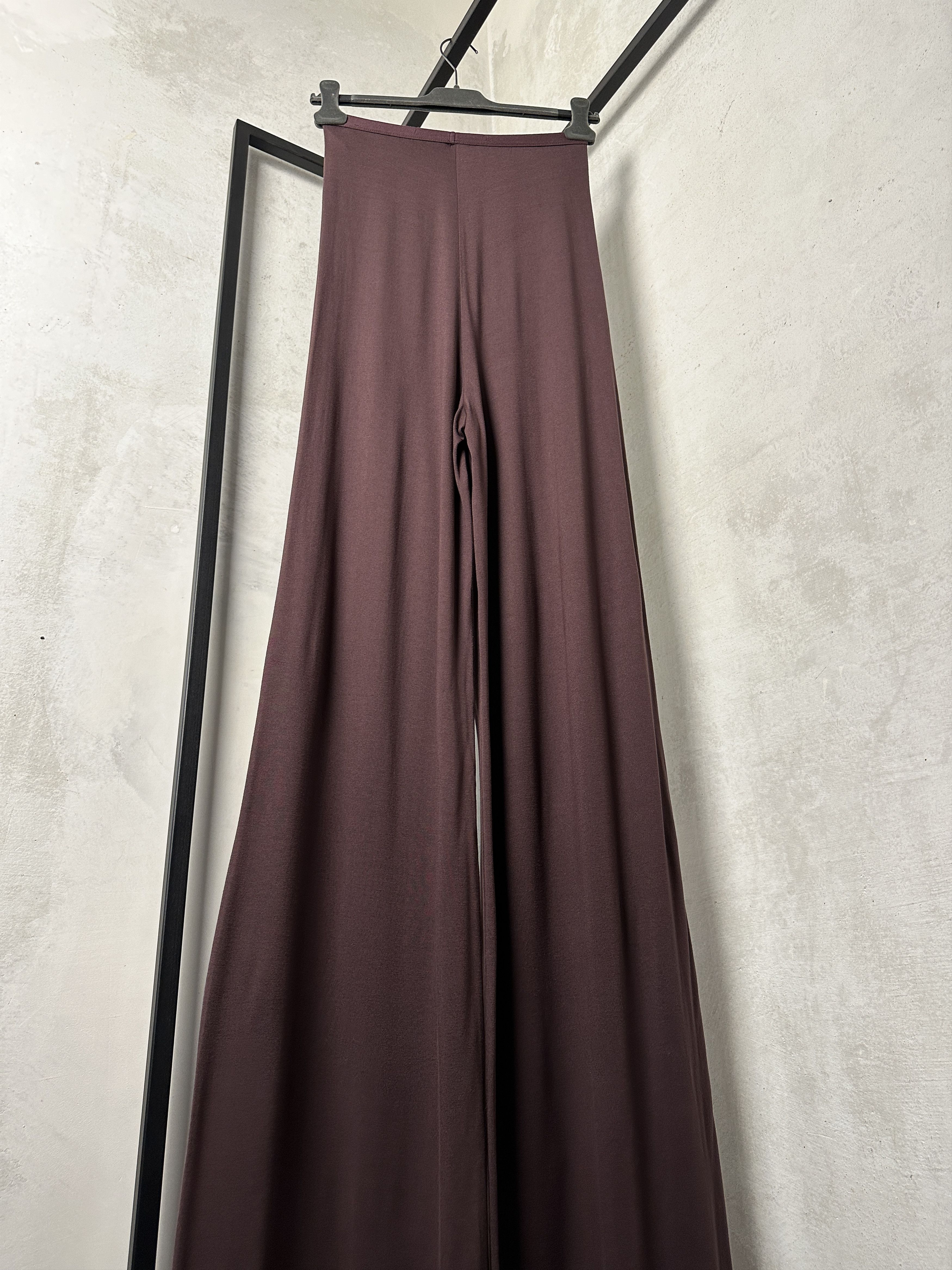 Rick Owens Rick Owens Lilies Eggplant Farrah Trousers Size 26" / US 2 / IT 38 - 2 Thumbnail
