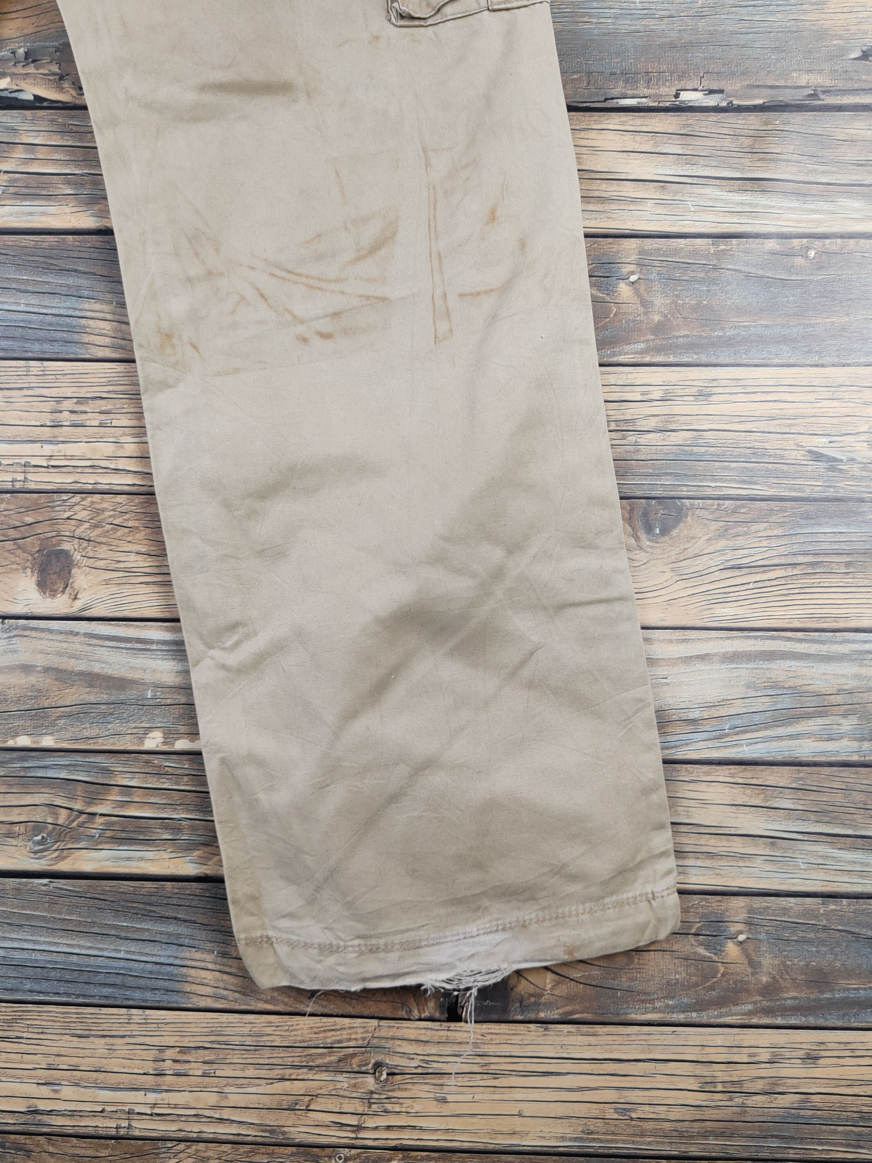 Japanese Brand DL Gap Beige Multipocket Tactical Cargo Pants #1357 Size US 34 / EU 50 - 11 Thumbnail