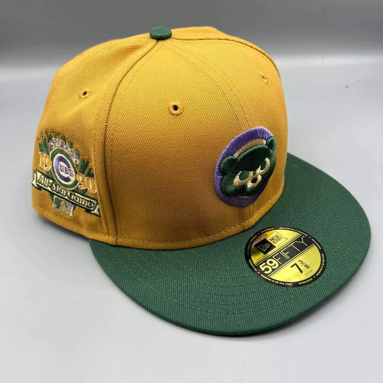 New Era Chicago Cubs Hat Men 7 3/8 59Fifty New Era MLB Fitted Cap Size ONE SIZE - 1 Thumbnail