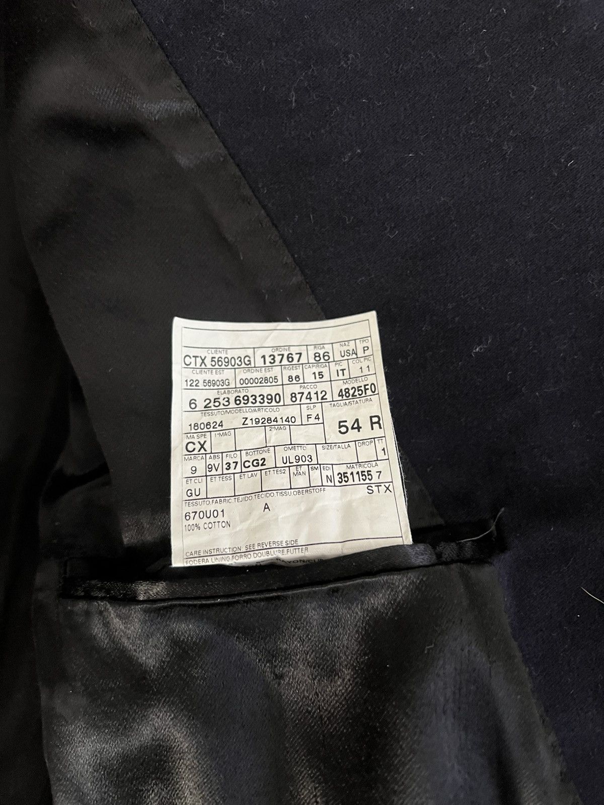 Gucci Vintage Navy Peacoat Size 54R Size US L / EU 52-54 / 3 - 7 Thumbnail