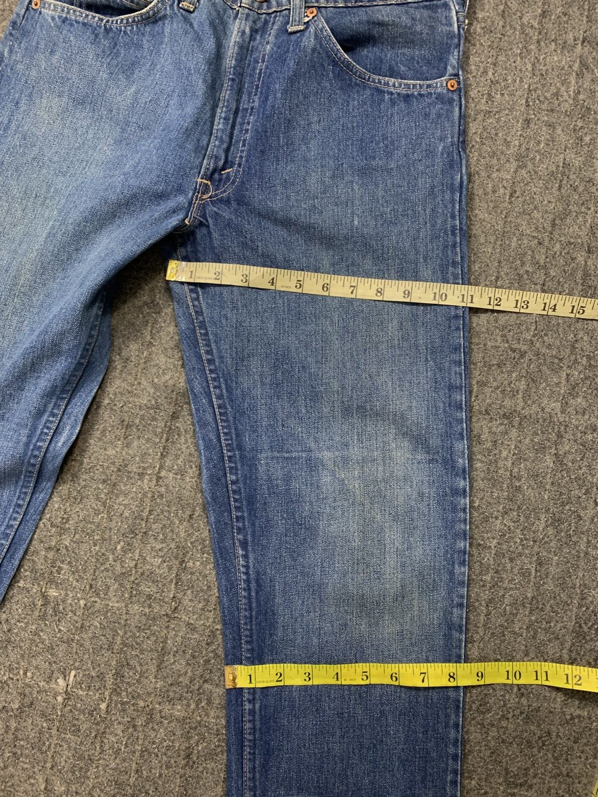 Levi's Vintage Clothing 70s 80s Levis Lot 20505-0217 Orange Tab Indigo Denim Jeans Size US 31 - 11 Thumbnail