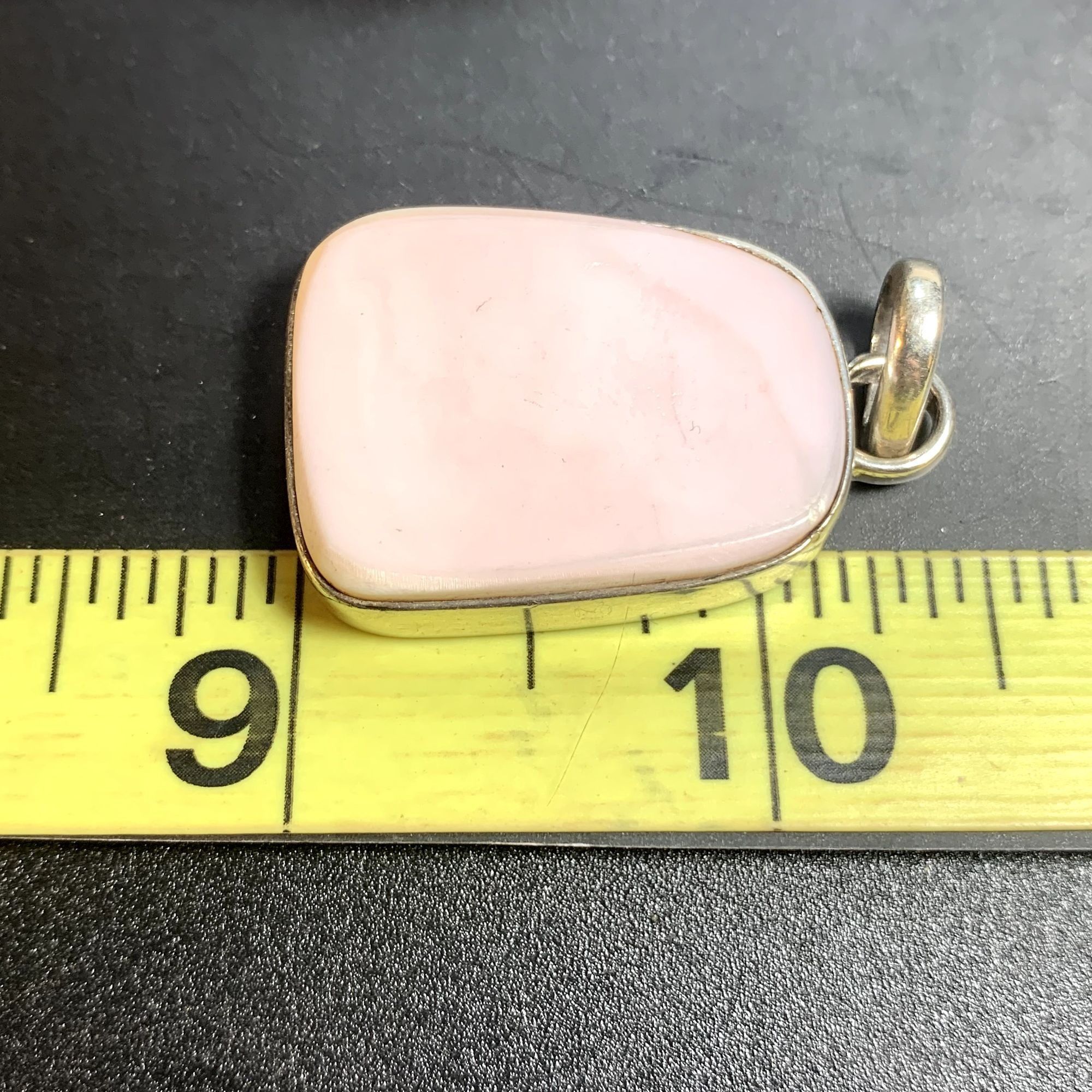 Other VTG Solid Sterling Silver 925 Fine Pink Shell Pendant 7.5mm Size ONE SIZE - 9 Thumbnail