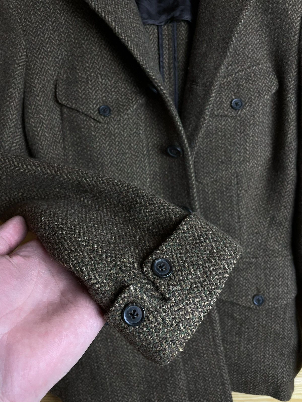 Designer × Polo Ralph Lauren × Vintage Vintage Womens Polo Ralph Lauren Wool Jacket Made In Italy Size S / US 4 / IT 40 - 7 Thumbnail
