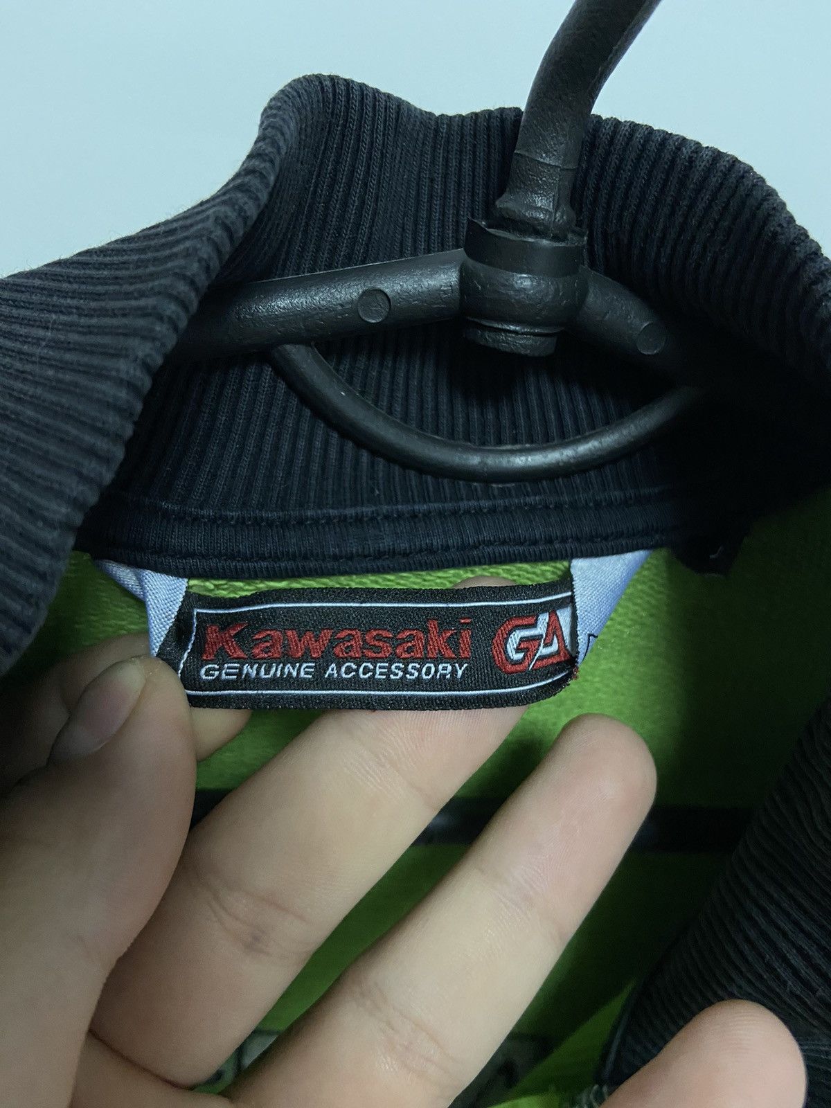Japanese Brand × Vintage Kawasaki Vintage Racing Sweatshirt Jacket Zip Big Logo Size US M / EU 48-50 / 2 - 6 Thumbnail