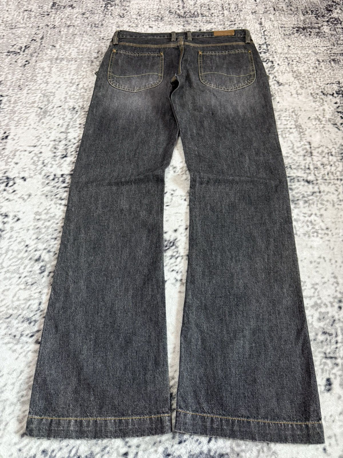 Le Grande Bleu (L.G.B.) First Step Japan 50s Reissue Work Wear Flare Jeans Size US 29 - 2 Thumbnail