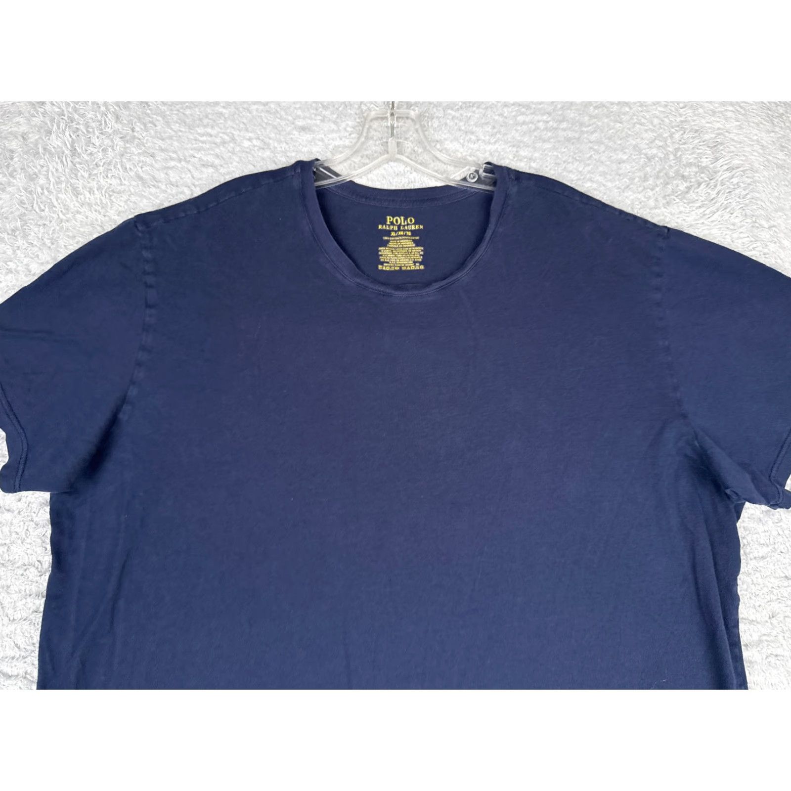 Ralph Lauren Polo Ralph Lauren Shirt Men Extra Large Blue Cotton Crew Neck Short Sleeve Pony Size US XL / EU 56 / 4 - 4 Thumbnail