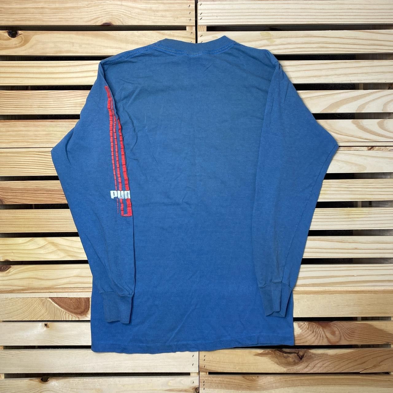 Puma Vintage Puma Blue Nature Tee Size Medium Size US M / EU 48-50 / 2 - 2 Thumbnail