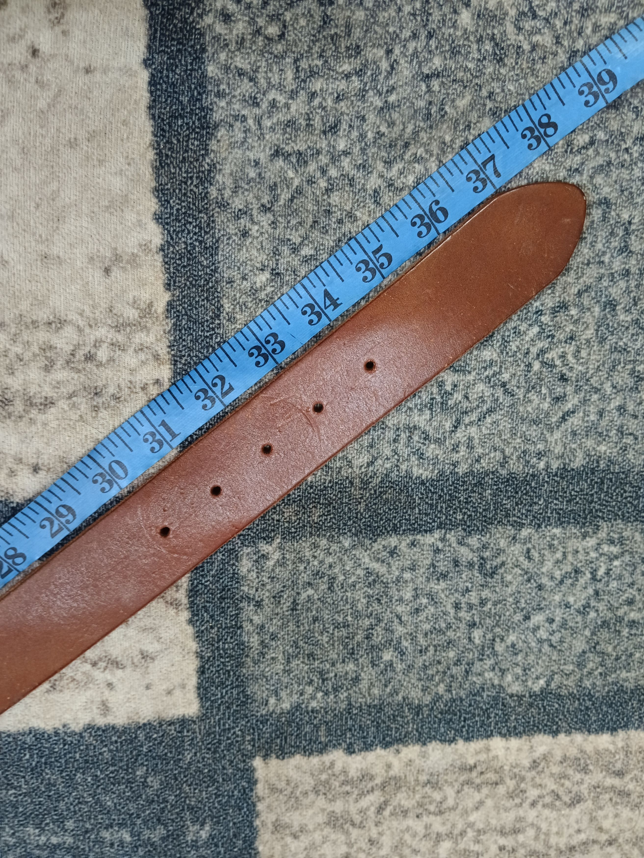 Leather POLO JEANS CO. RALPH LAUREN LEATHER BUCKLE BELT Size ONE SIZE - 5 Thumbnail