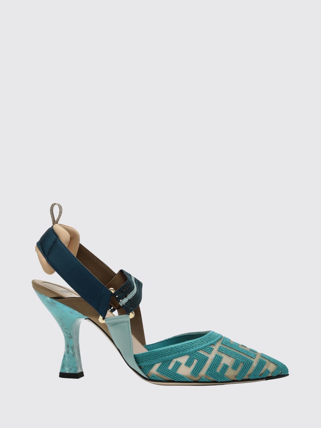 Fendi Fendi Pump Woman Nude Size US 7 / IT 37 - 1 Thumbnail
