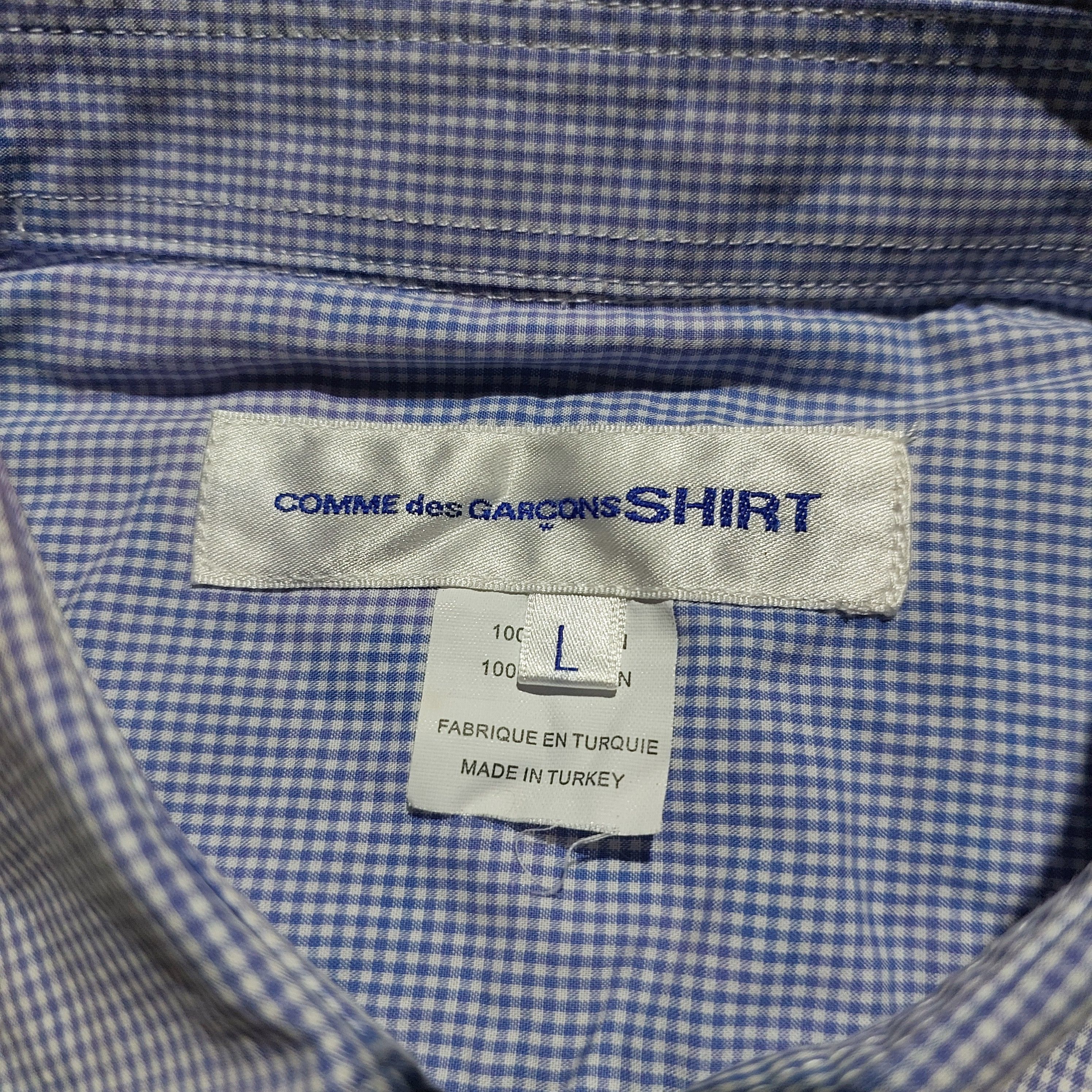 Comme des Garcons SHIRT 00's CDG SHIRT Patchwork Gingham Check Button Up Shirt Size US L / EU 52-54 / 3 - 13 Thumbnail