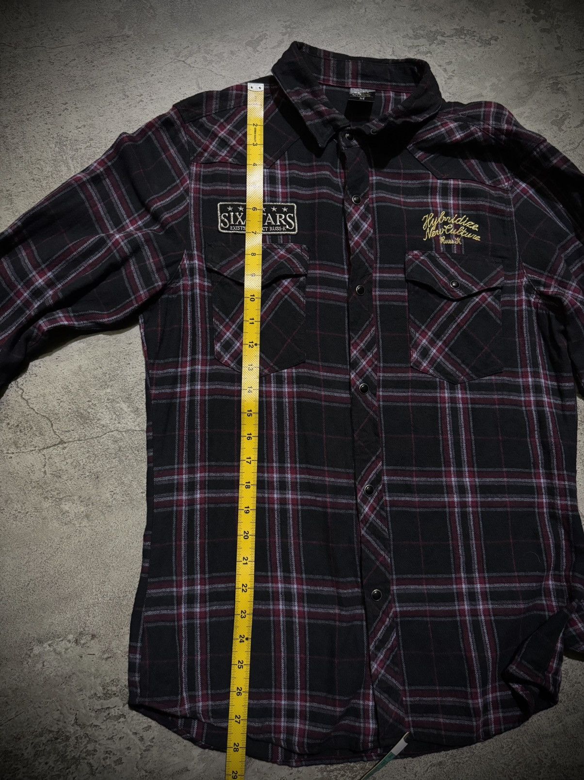 Hysteric Glamour Y2k Russ-K ifsixwasnine flannel shirt Size US M / EU 48-50 / 2 - 7 Thumbnail